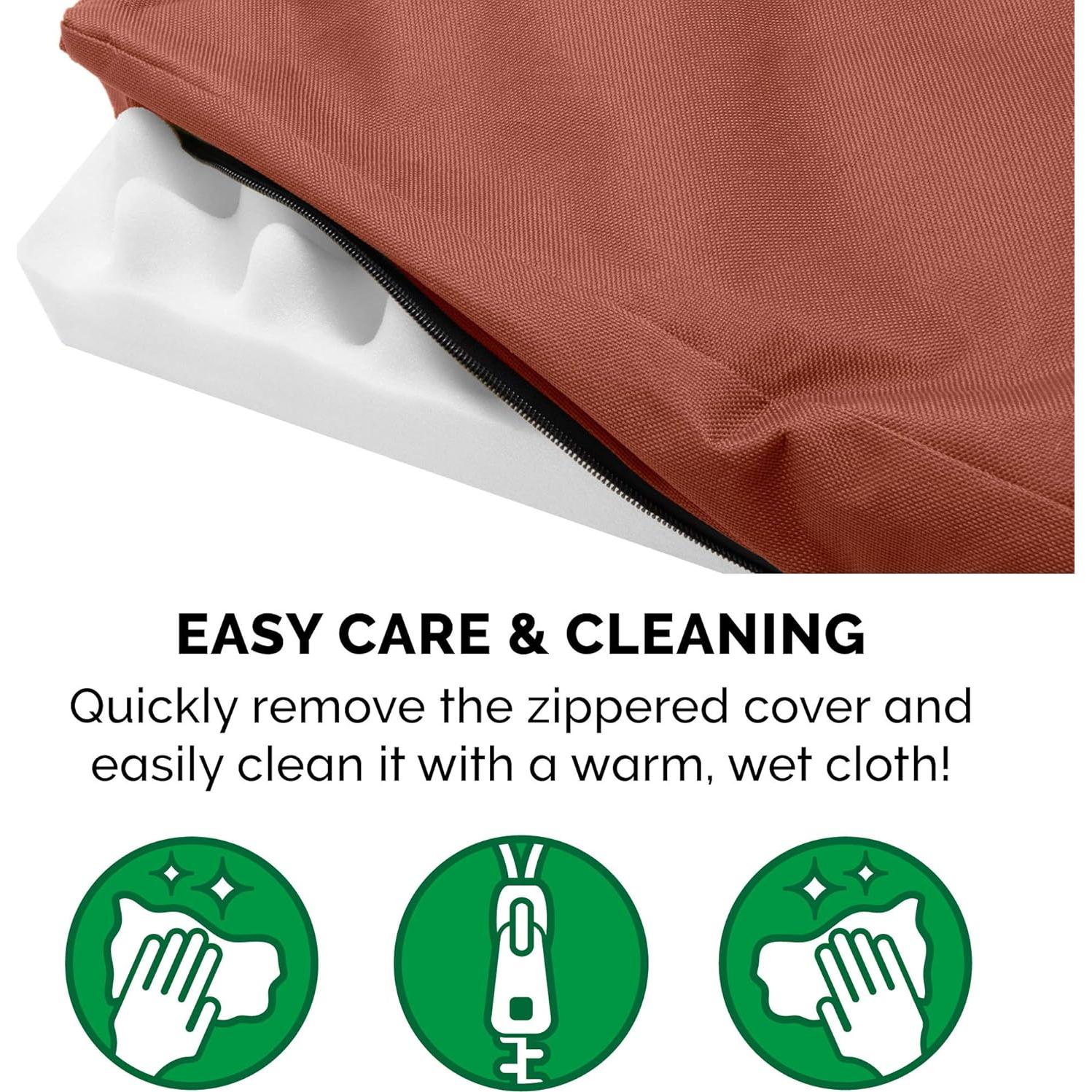 Cama ortopédica Furhaven para perros medianos - Castaño