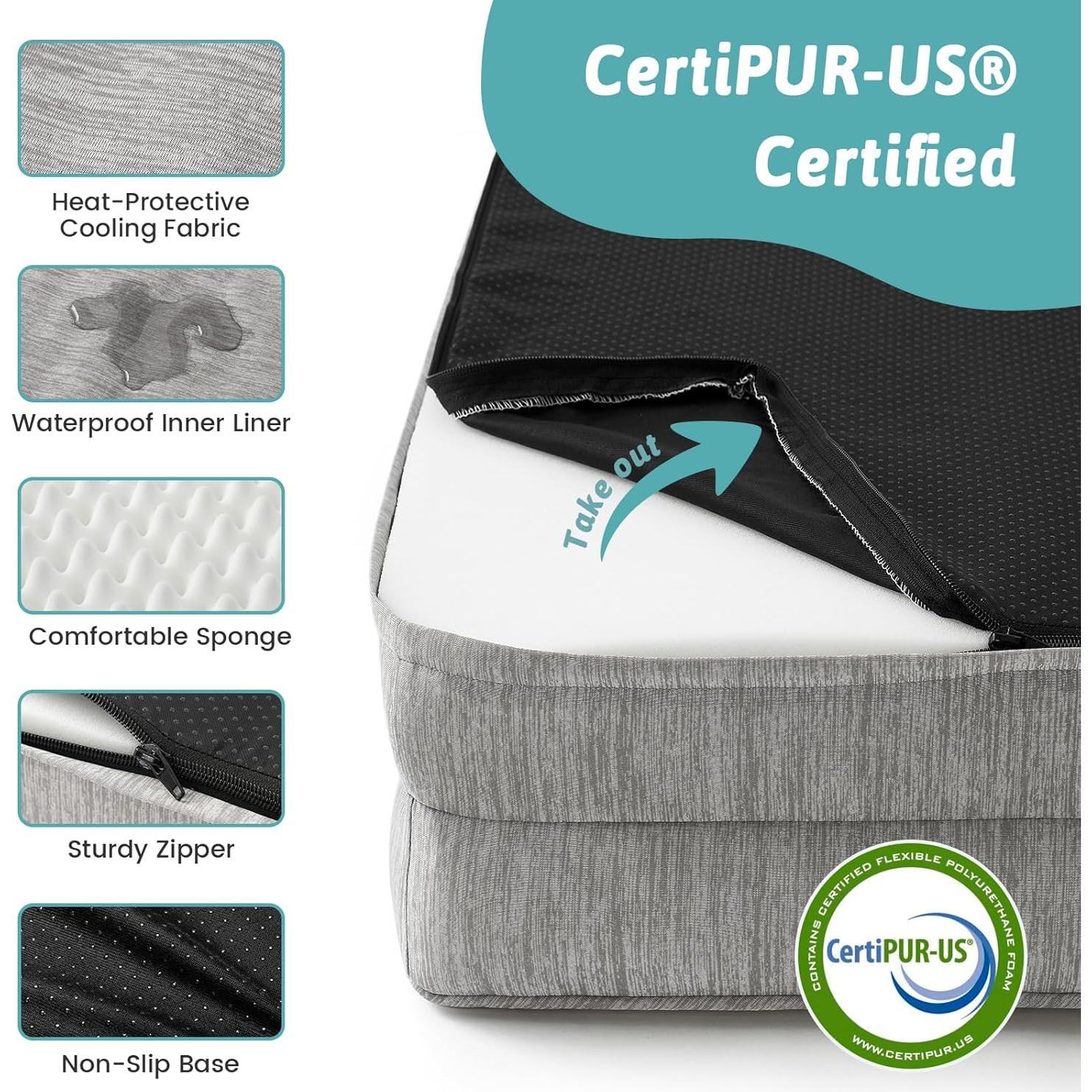 Cama Refrigerante para Perros COZY KISS Mediana 91x68cm