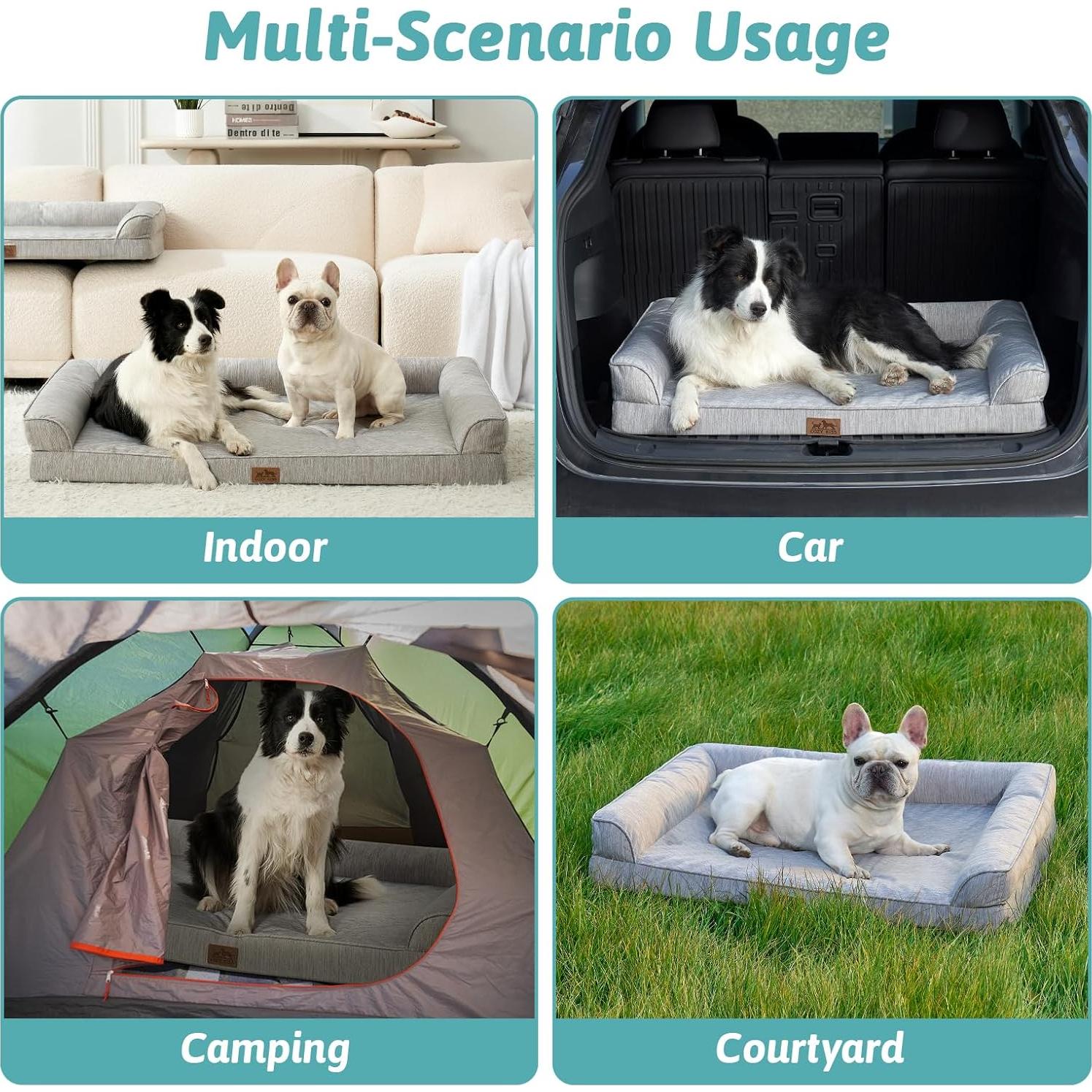 Cama Refrigerante para Perros COZY KISS Mediana 91x68cm