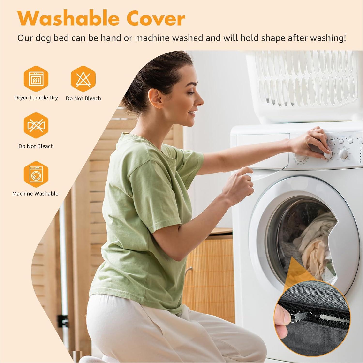 Cama Elevada para Perros Lekereise 2-en-1 Gris 81.99x67.78cm