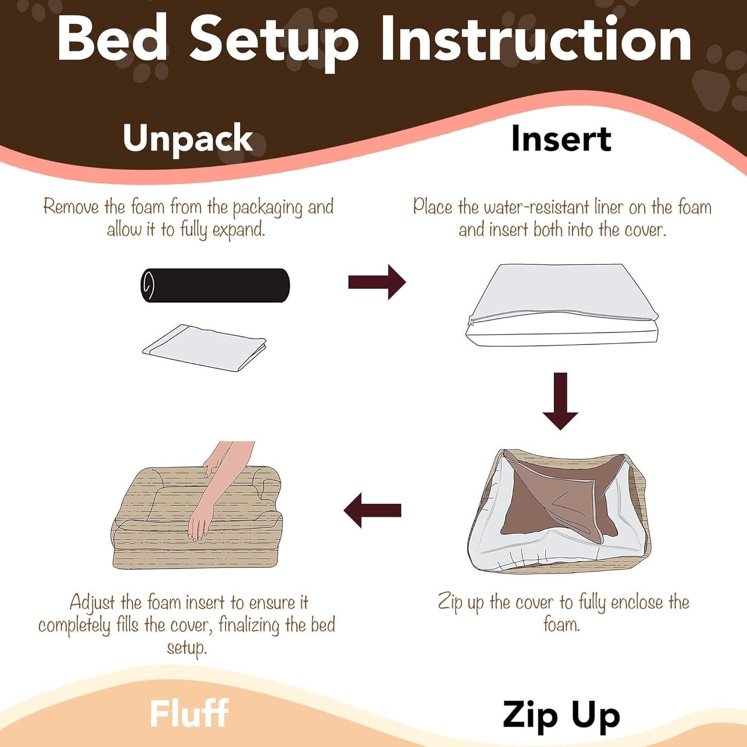 Cama Ortopédica para Perros X-Large Friends Forever Gris