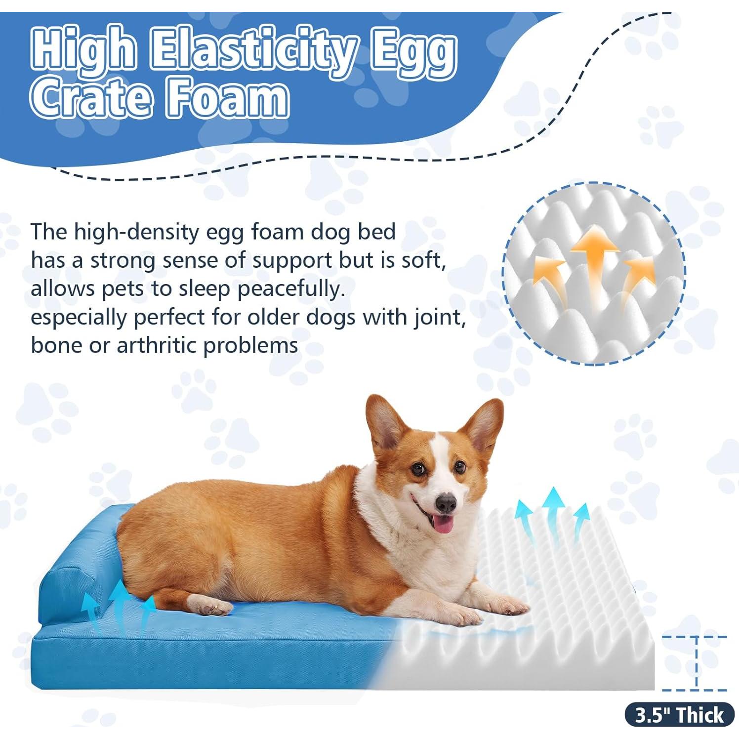 Cama para Perros Indestructible Maihandasi 106.68x76.2cm Azul