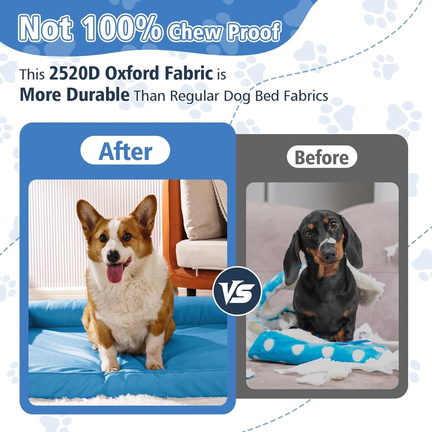 Cama para Perros Indestructible Maihandasi 106.68x76.2cm Azul