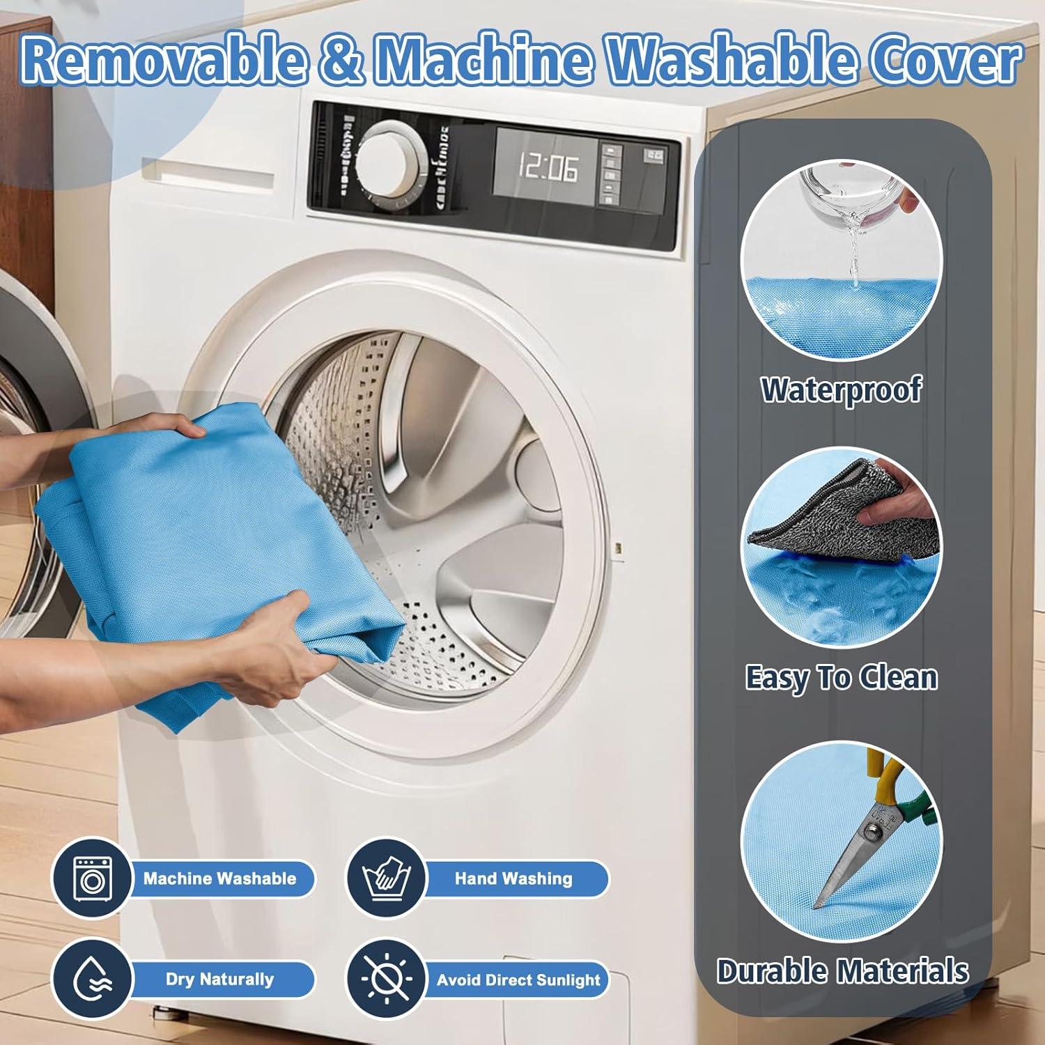 Cama para Perros Indestructible Maihandasi 106.68x76.2cm Azul