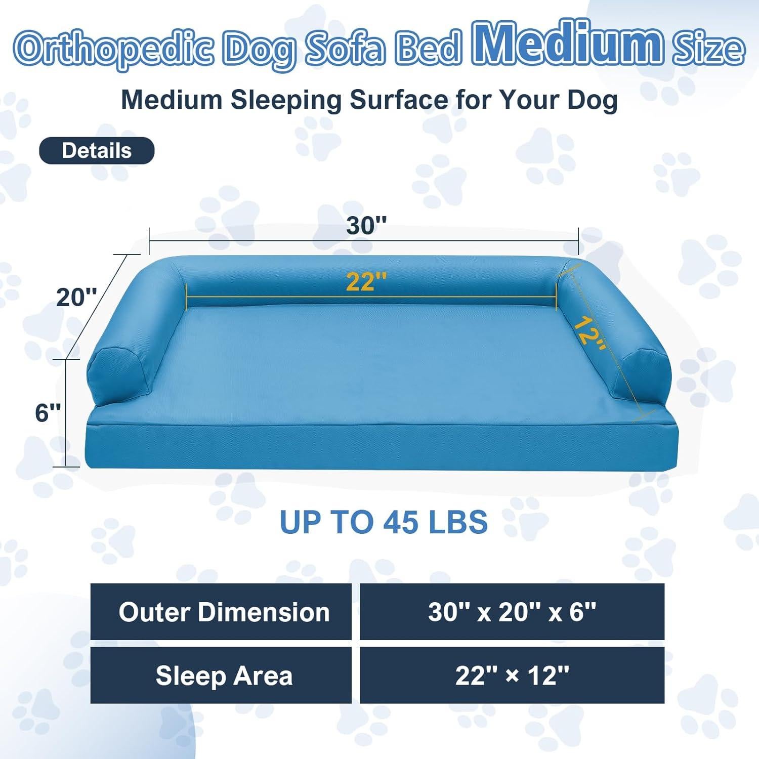 Cama para Perros Indestructible Maihandasi 106.68x76.2cm Azul