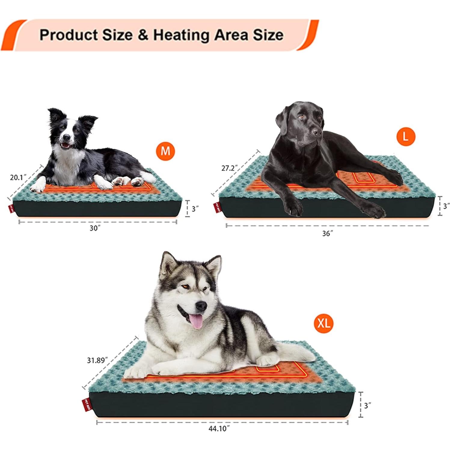 Cama Térmica Ortopédica para Perros HyphessAda Grande 91x68cm