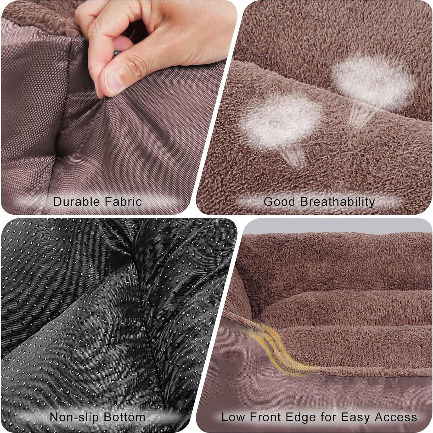 Cama para Perros Grandes BAILARY XL 88.9x71.12cm Lavable