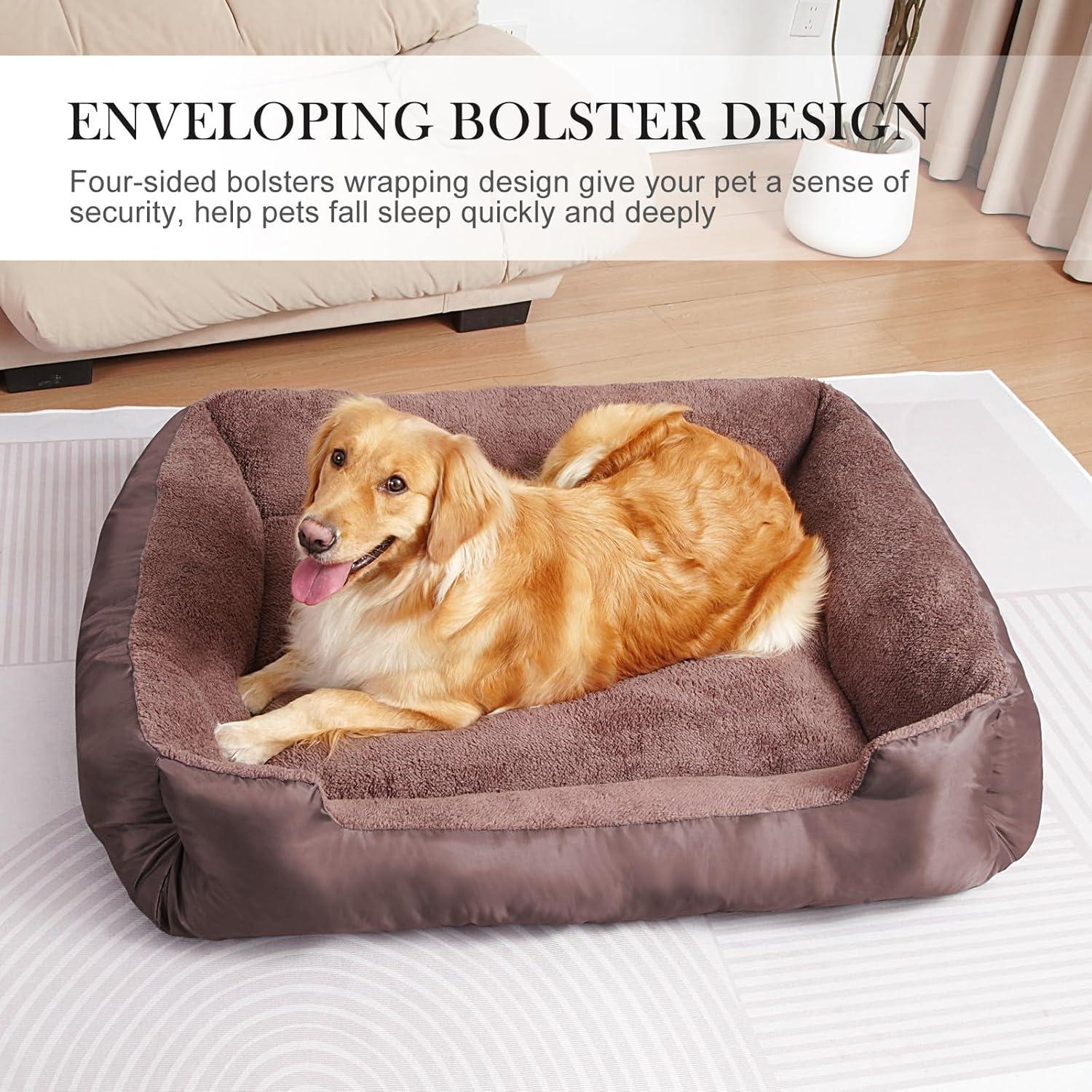 Cama para Perros Grandes BAILARY XL 88.9x71.12cm Lavable