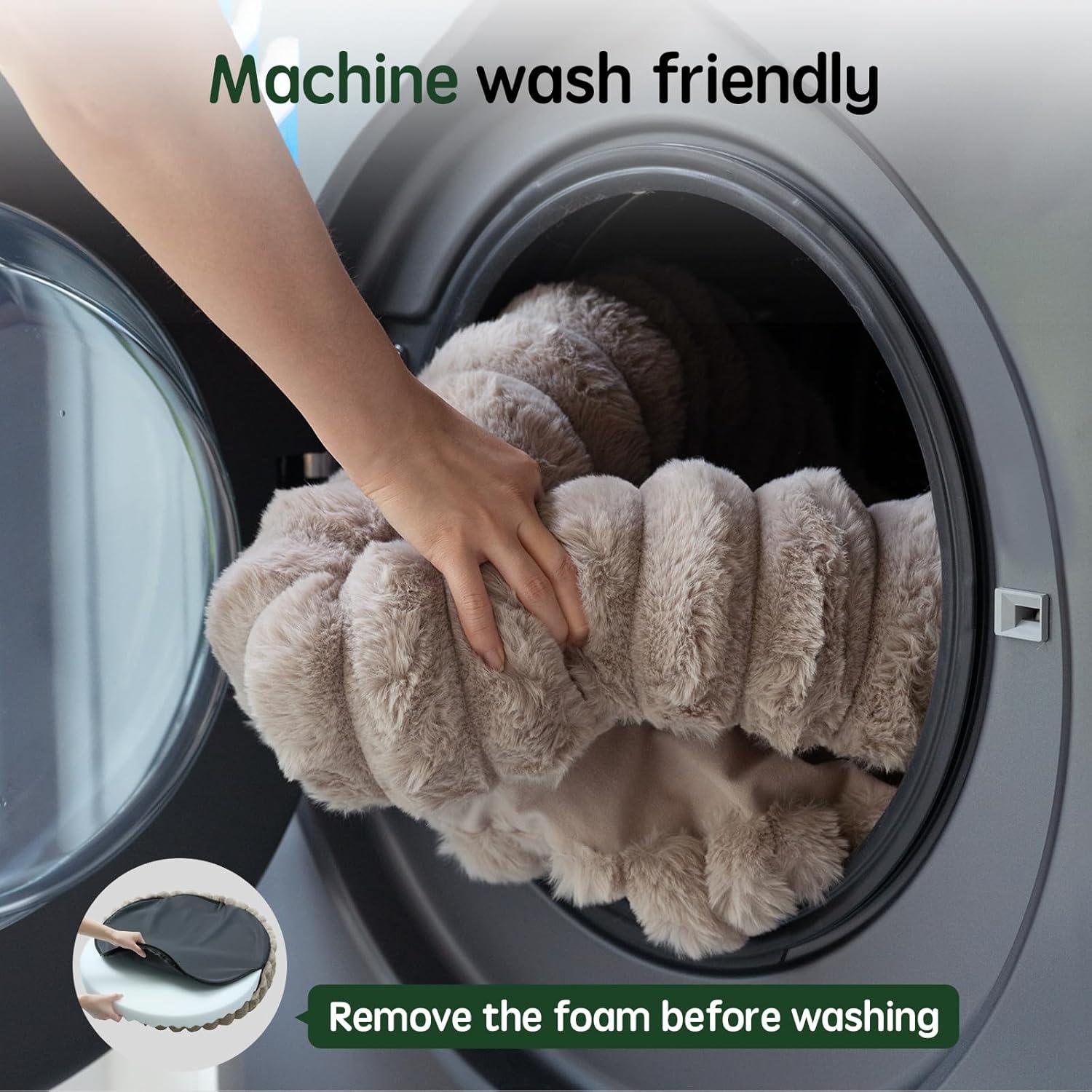 Cama de Perro Donut BALANCE 76 cm Avena Lavable Ortopédica