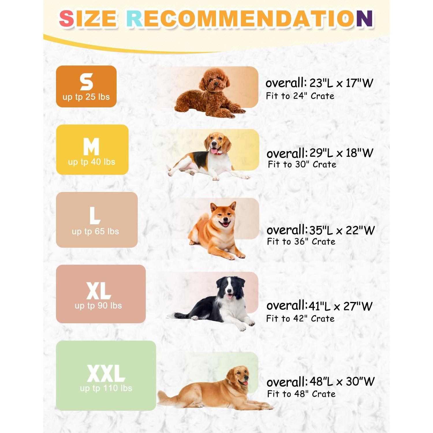 Cama para Perro XXL WAYIMPRESS Espuma Antideslizante 119x74cm