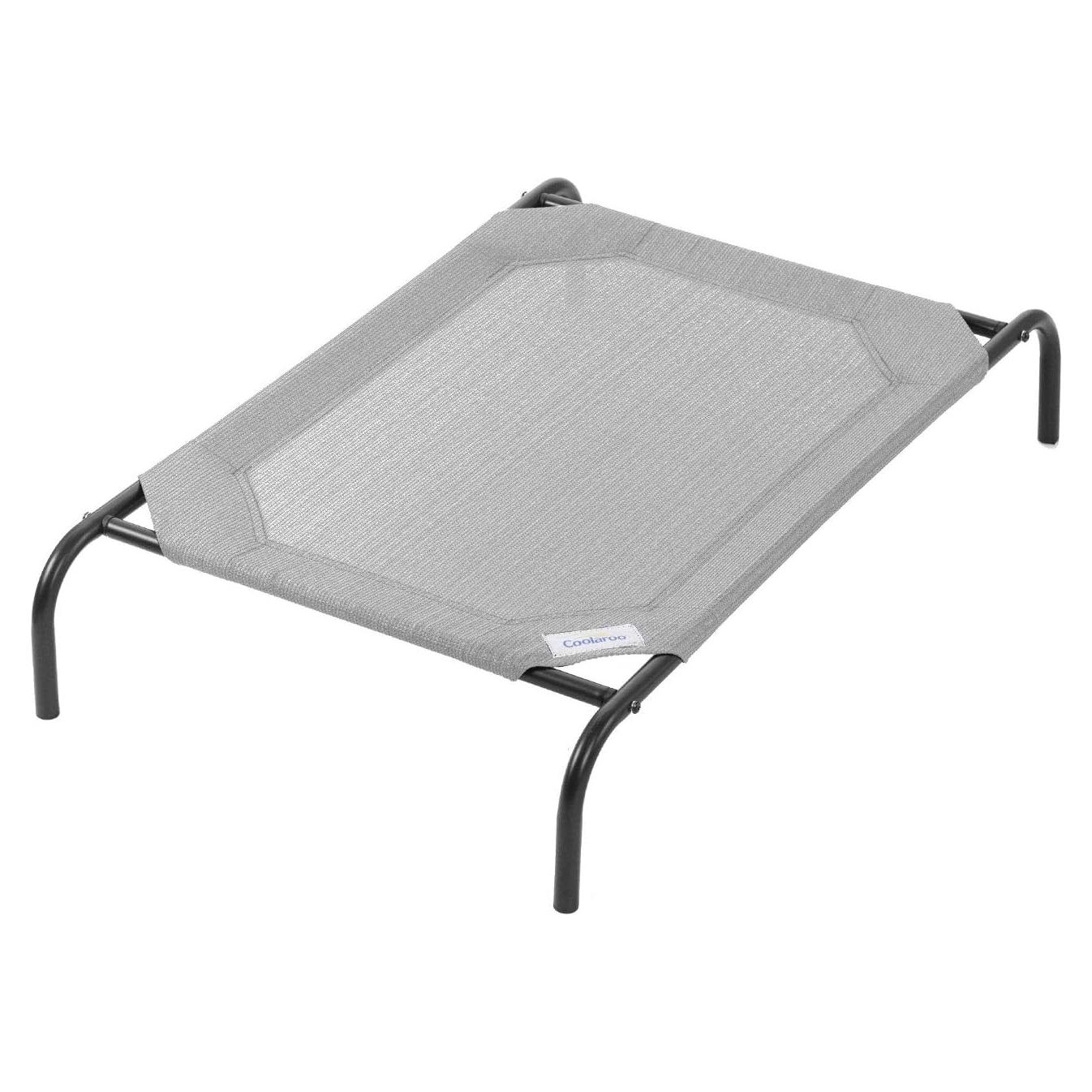 Cama Elevada para Perros Coolaroo Mediana Gris - Transpirable y Resistente a la Humedad