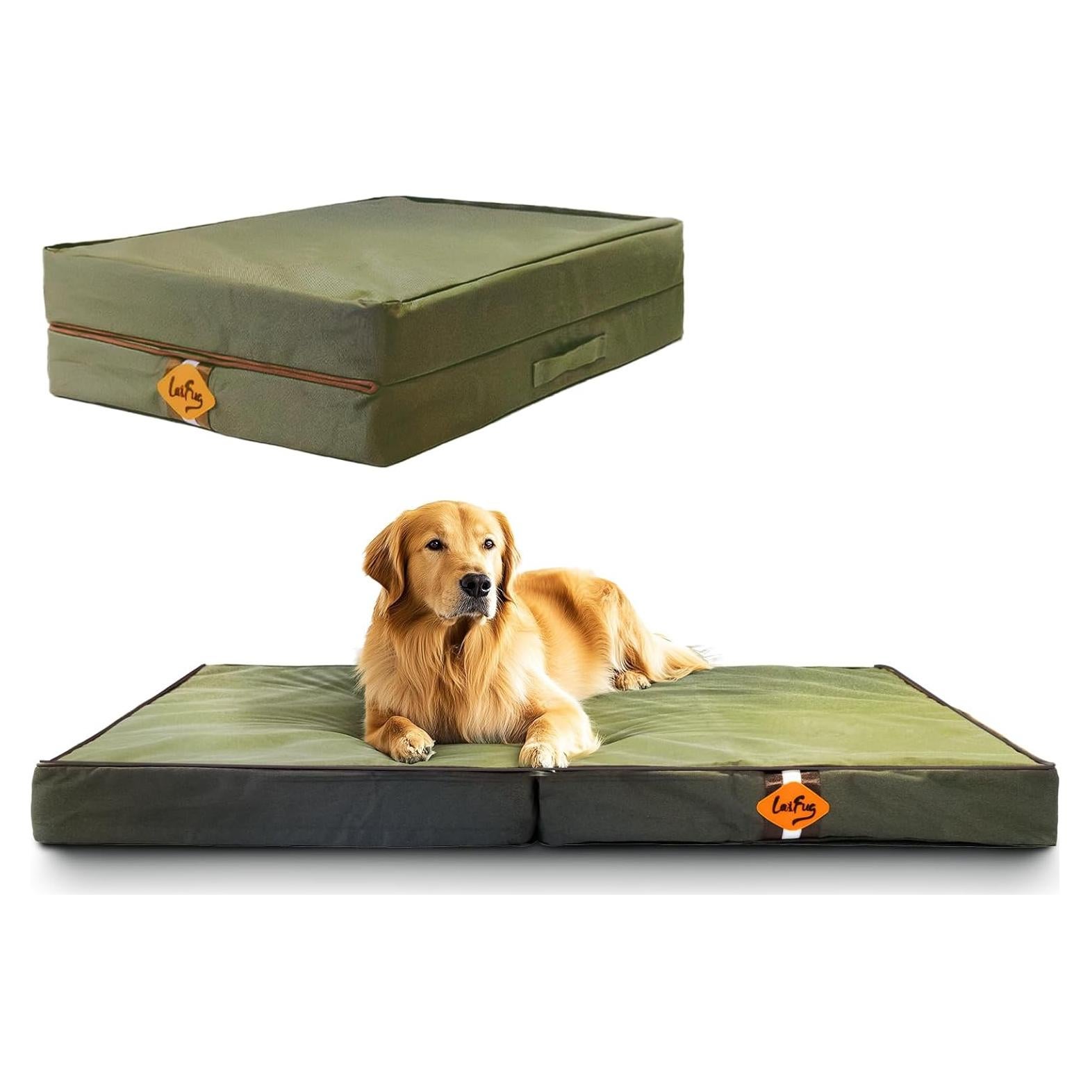 Cama Plegable Impermeable para Perros Laifug 111.76x81.28cm