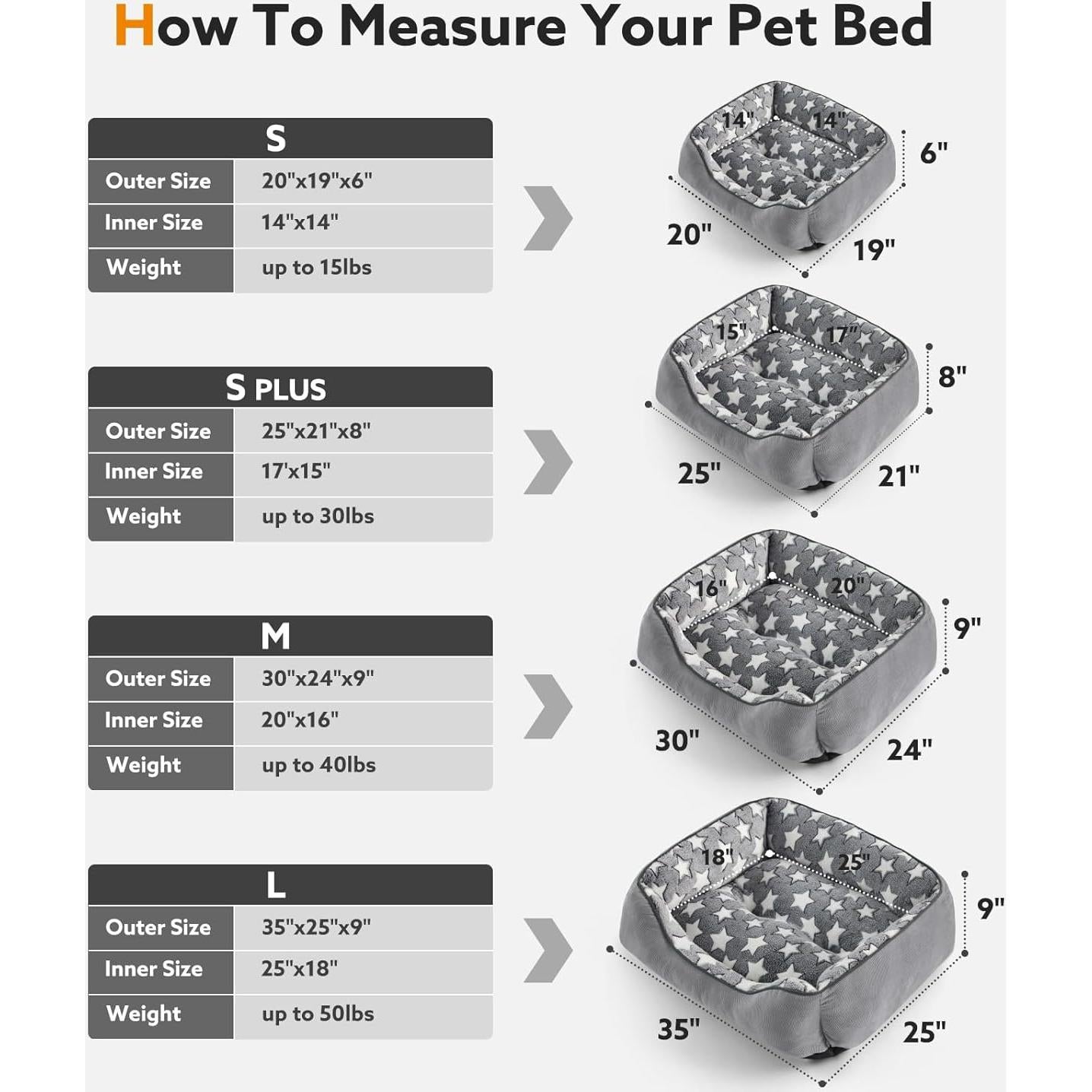 Cama para Perros SIWA MARY S Gris 50.8x48.3cm Lavable