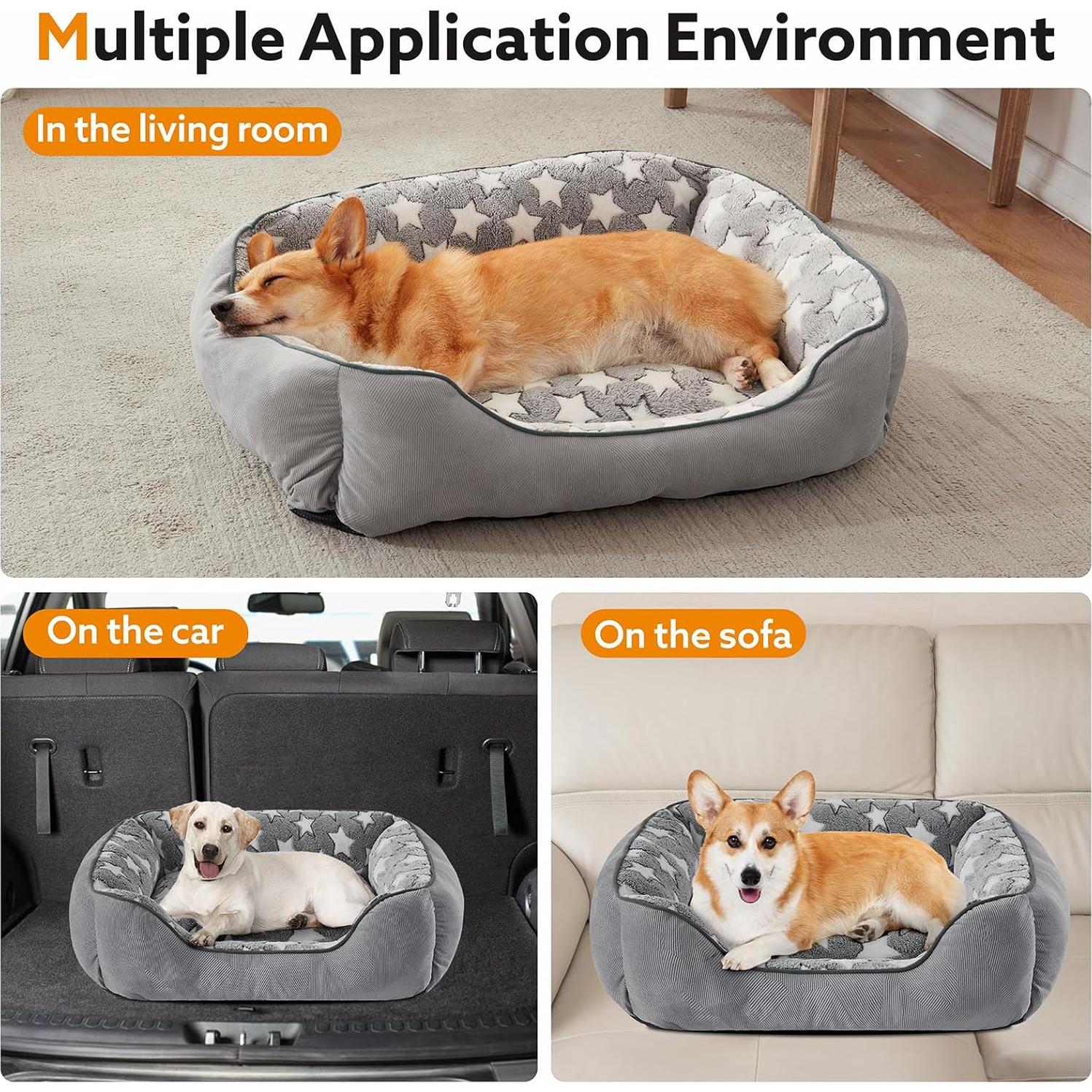 Cama para Perros SIWA MARY S Gris 50.8x48.3cm Lavable