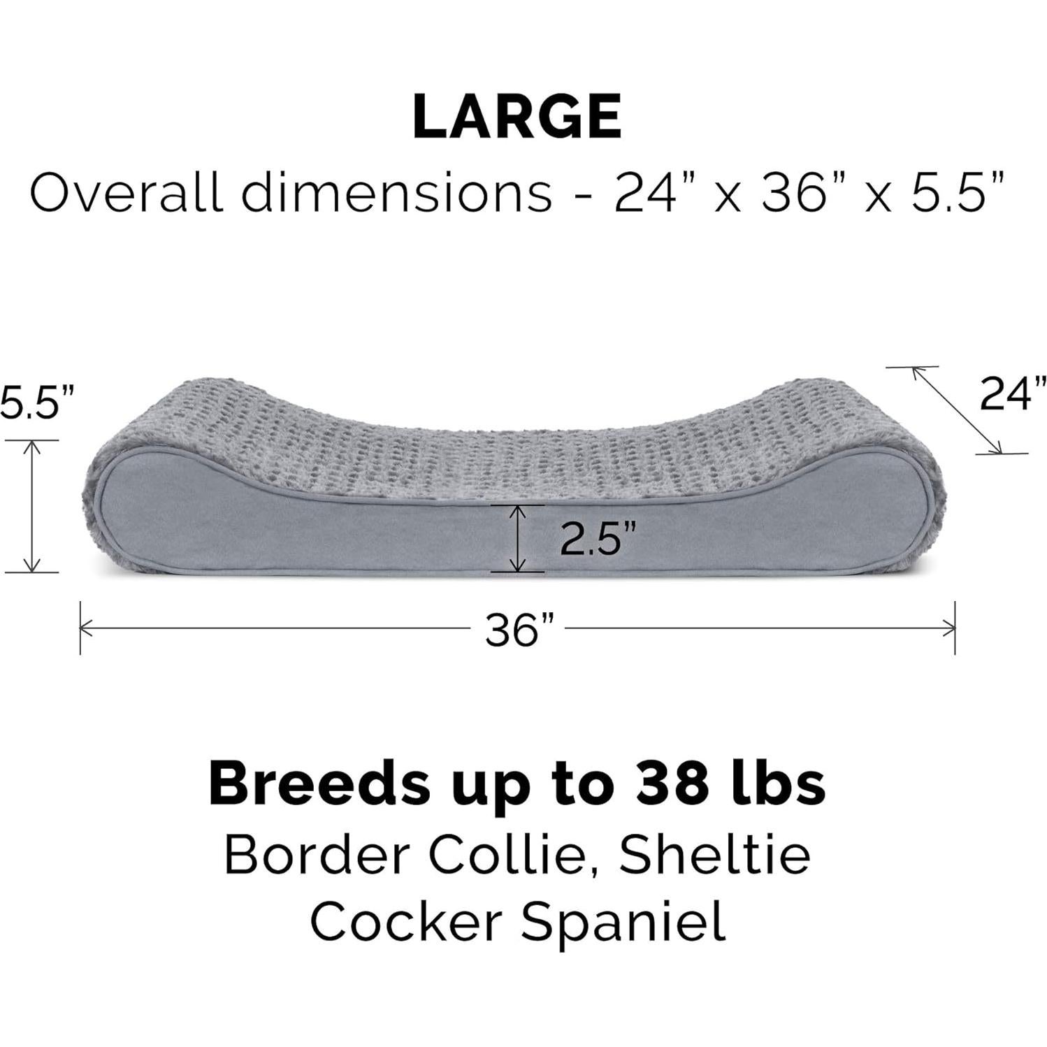 Cama para Perros Furhaven Grande con Gel Refrigerante - Gris