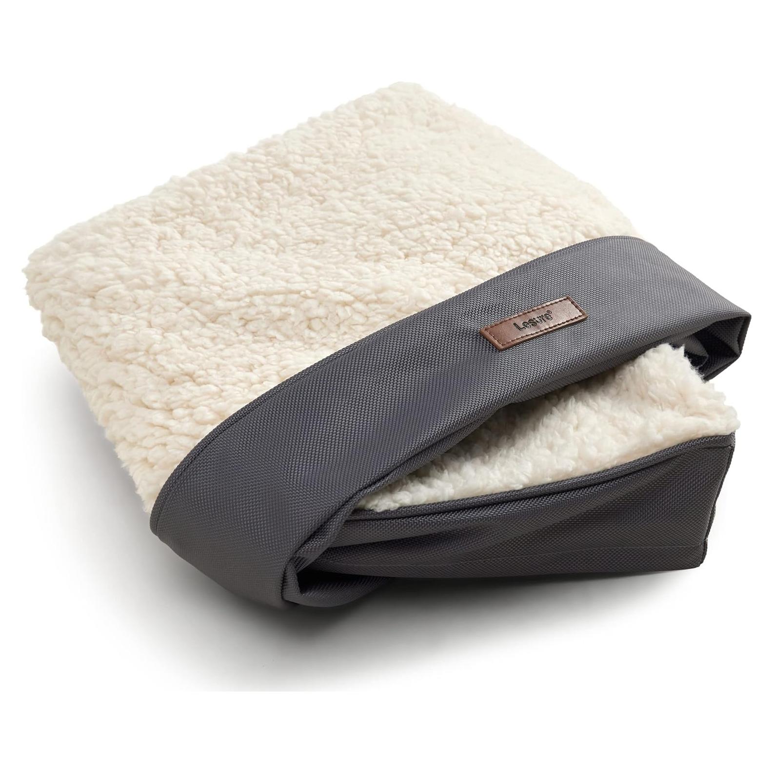 Funda de Cama para Perro Bedsure Comfy Pet XL Gris 112x81 cm