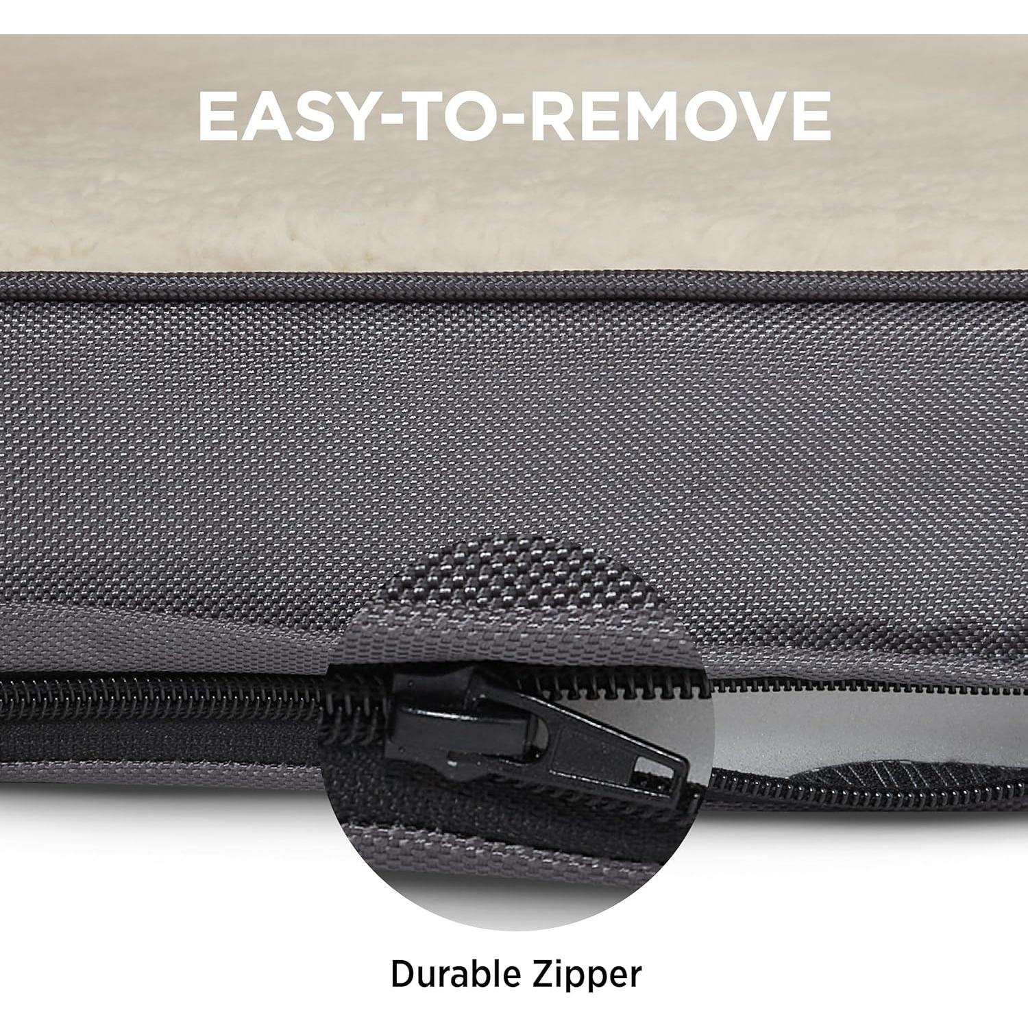 Funda de Cama para Perro Bedsure Comfy Pet XL Gris 112x81 cm