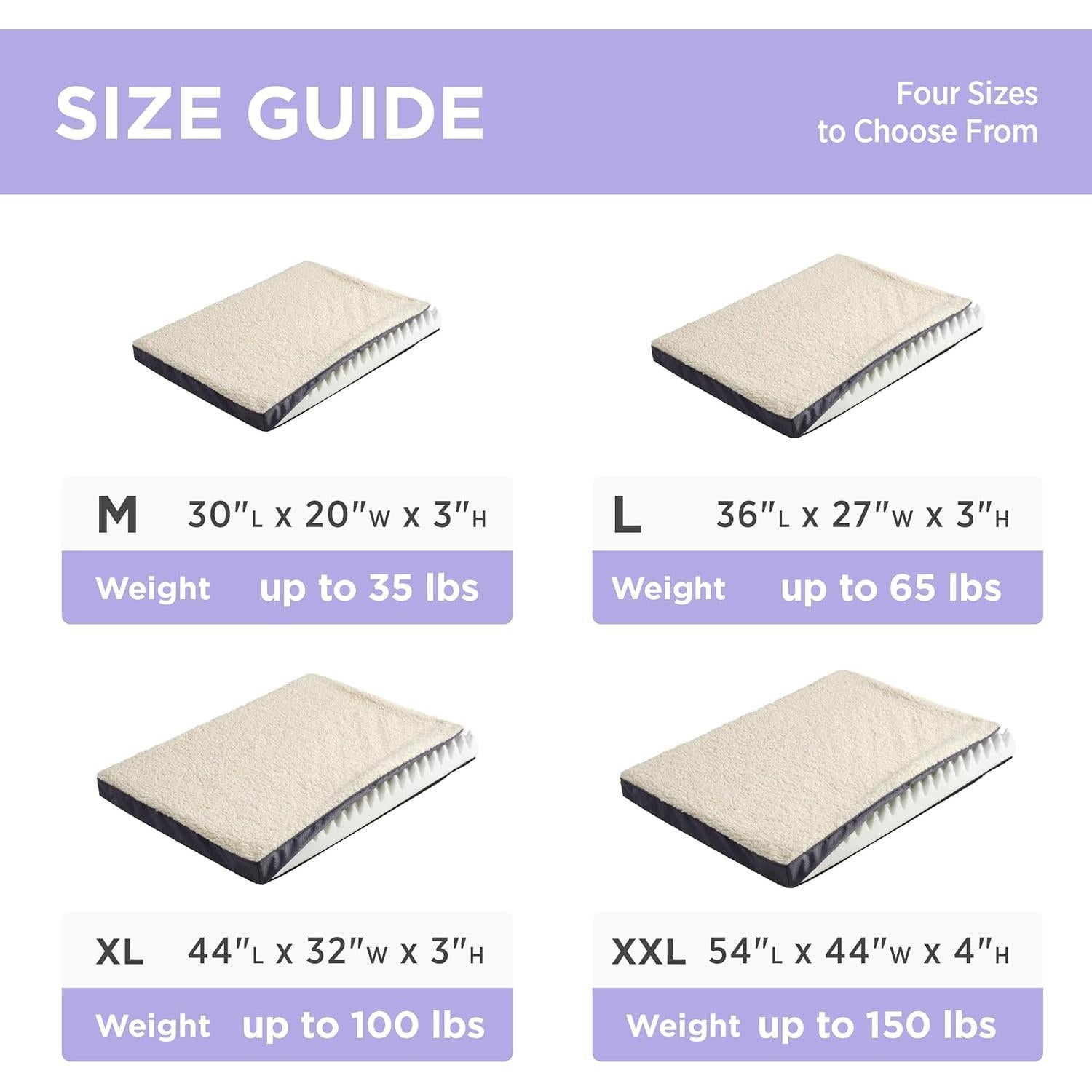 Funda de Cama para Perro Bedsure Comfy Pet XL Gris 112x81 cm