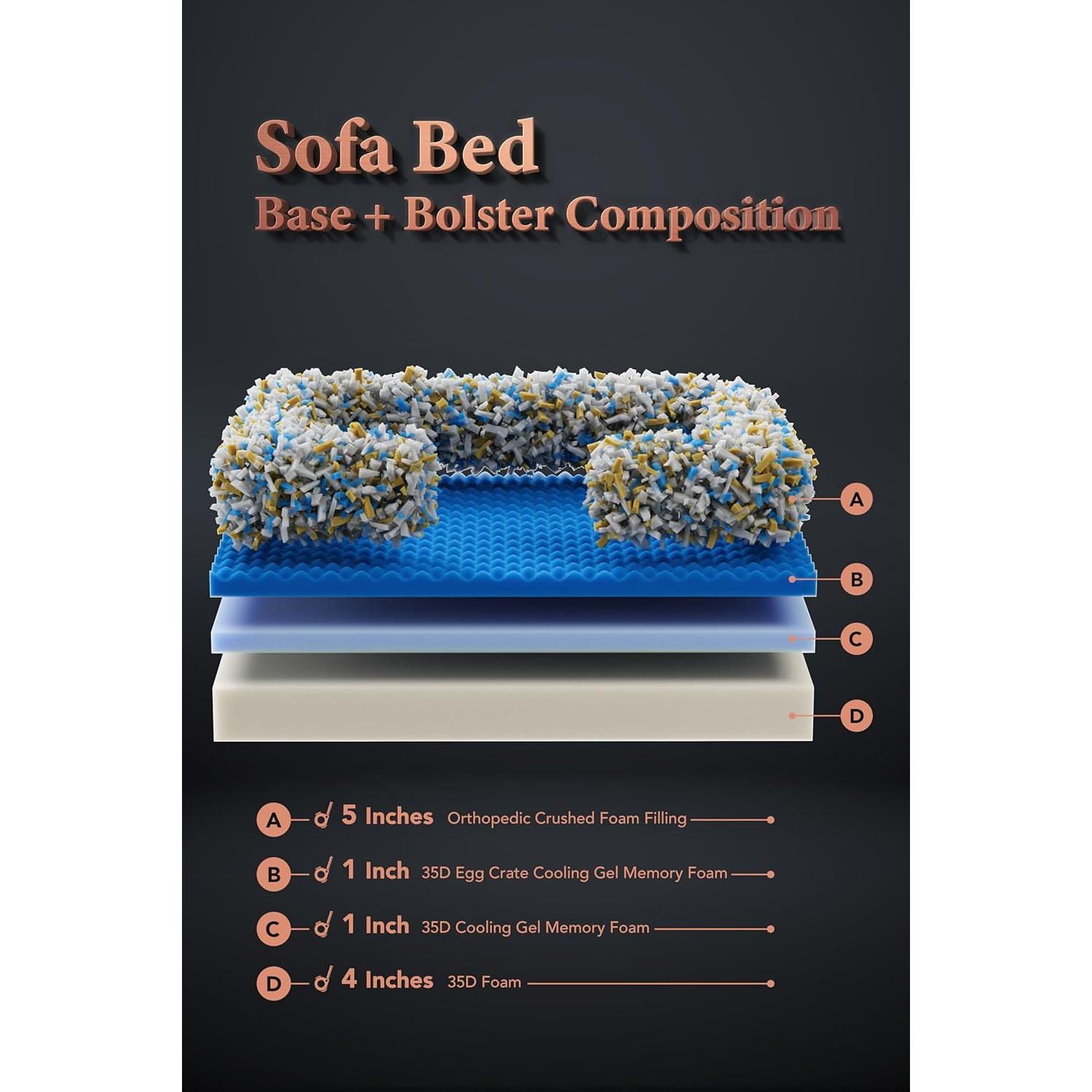 Cama Ortopédica para Perros NOAH & PAW Mediana 71x58 cm