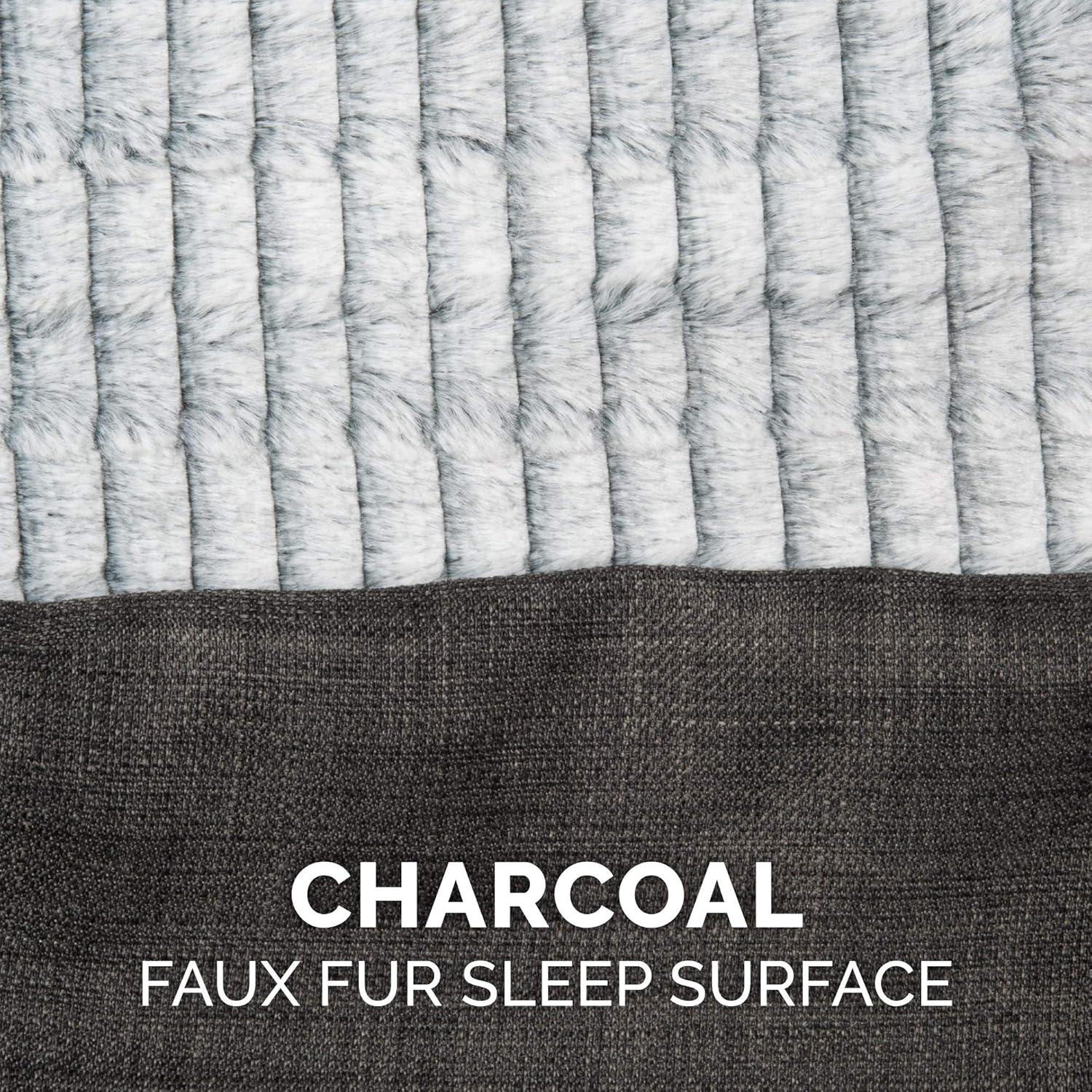 Funda de Cama para Perro Furhaven Luxe Jumbo Carbón