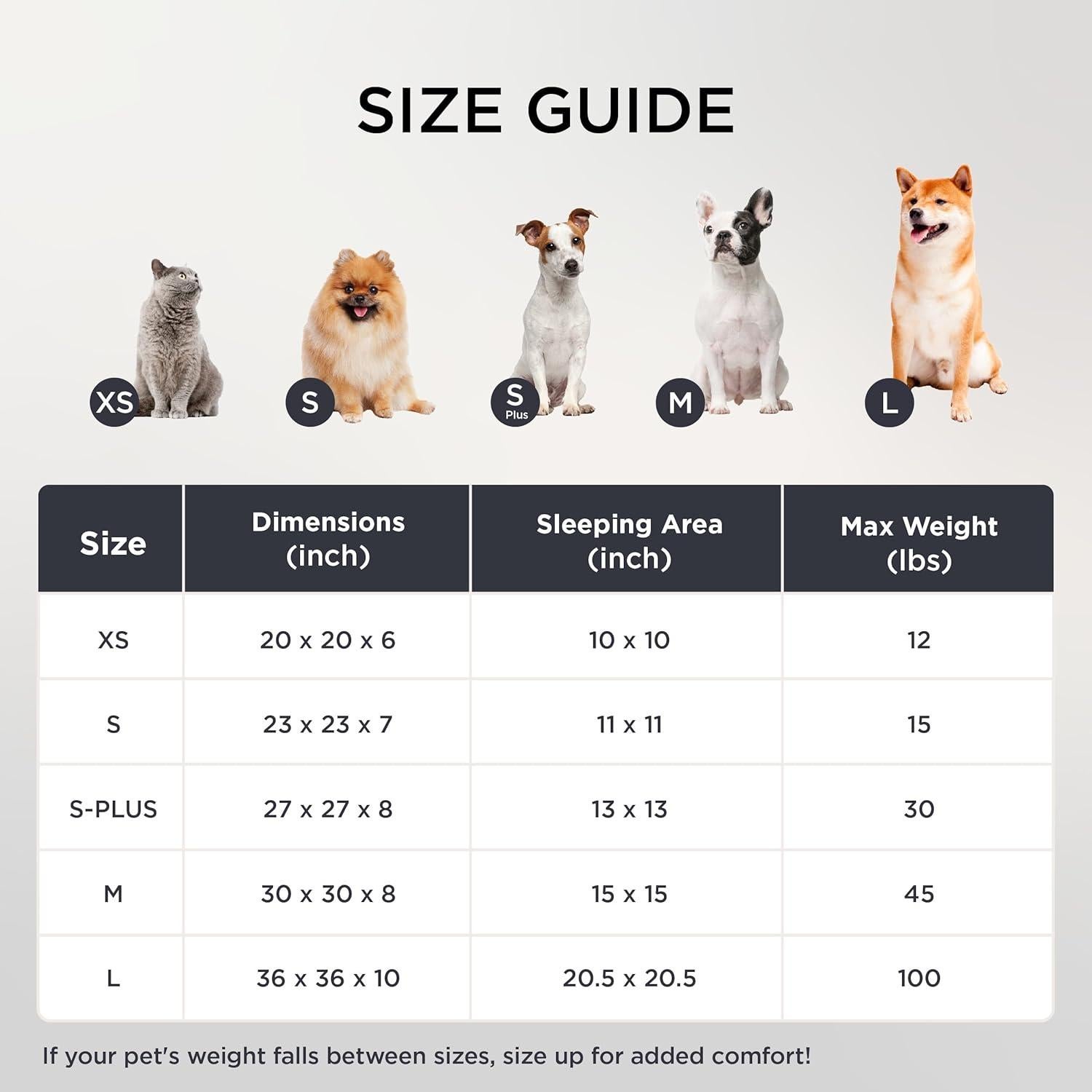 Cama Donut Pequeña Bedsure 58.4 cm Crema Antideslizante