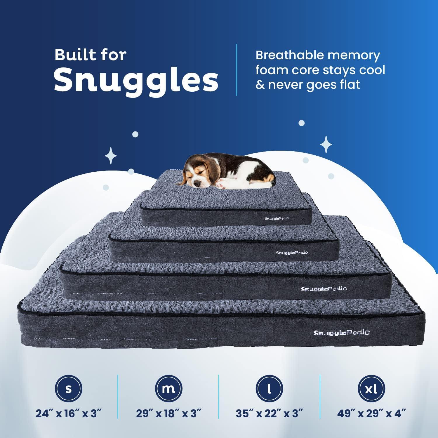 Cama Ortopédica para Perros Snuggle-Pedic Pequeña 45x12x11cm