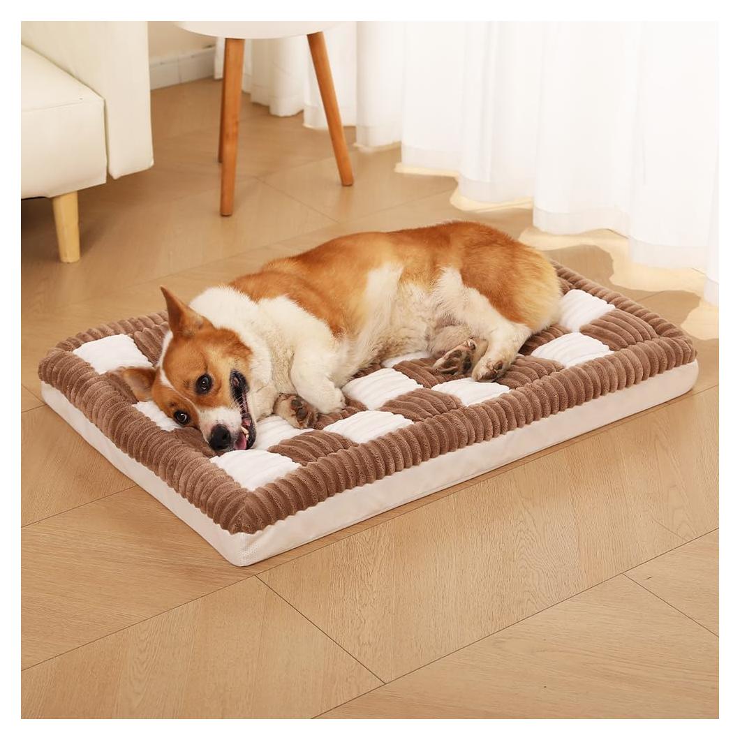 Cama ortopédica para perro grande Awjcsv 90x60cm impermeable