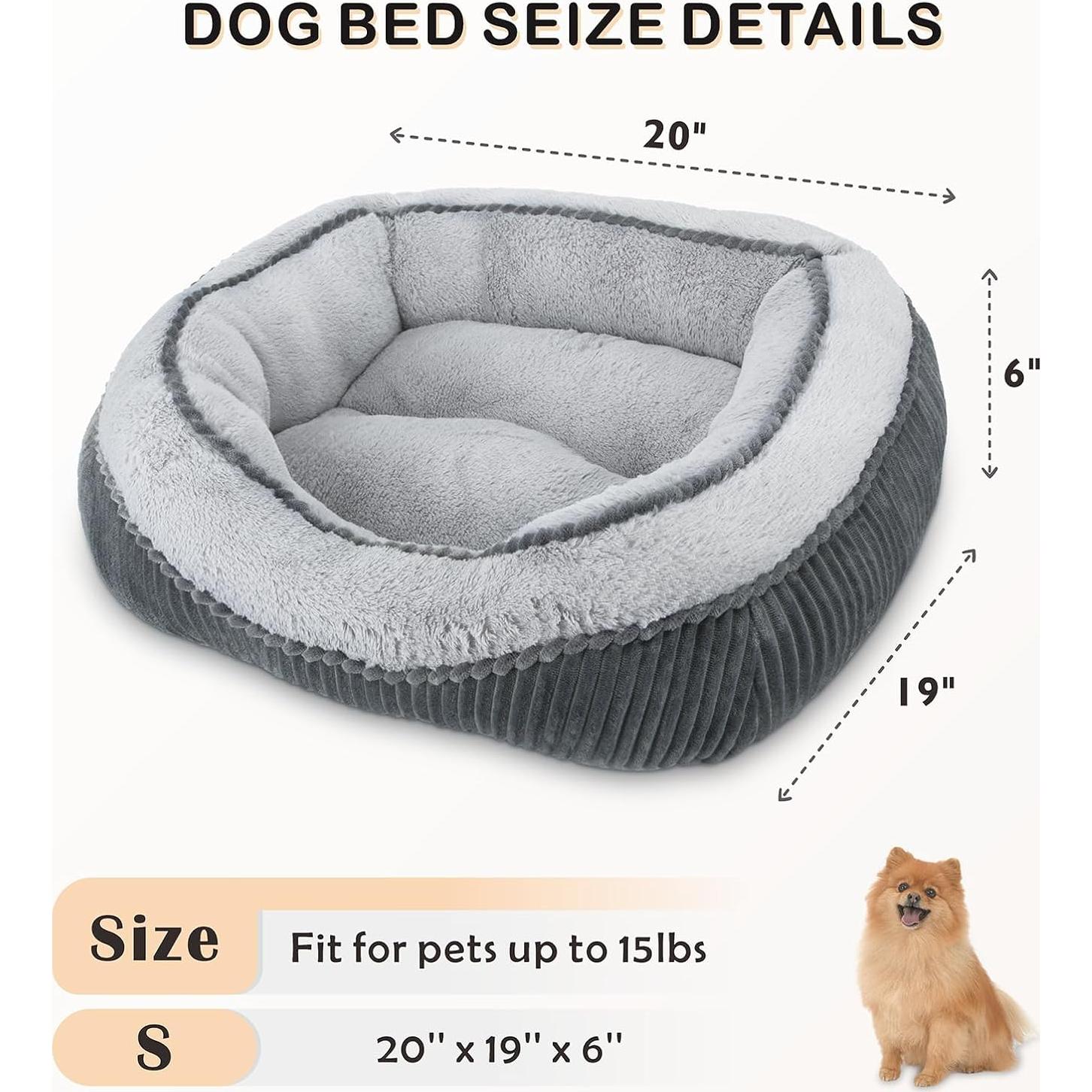 Cama para Perros SIWA MARY Pequeña 50.8x48.3cm Lavable