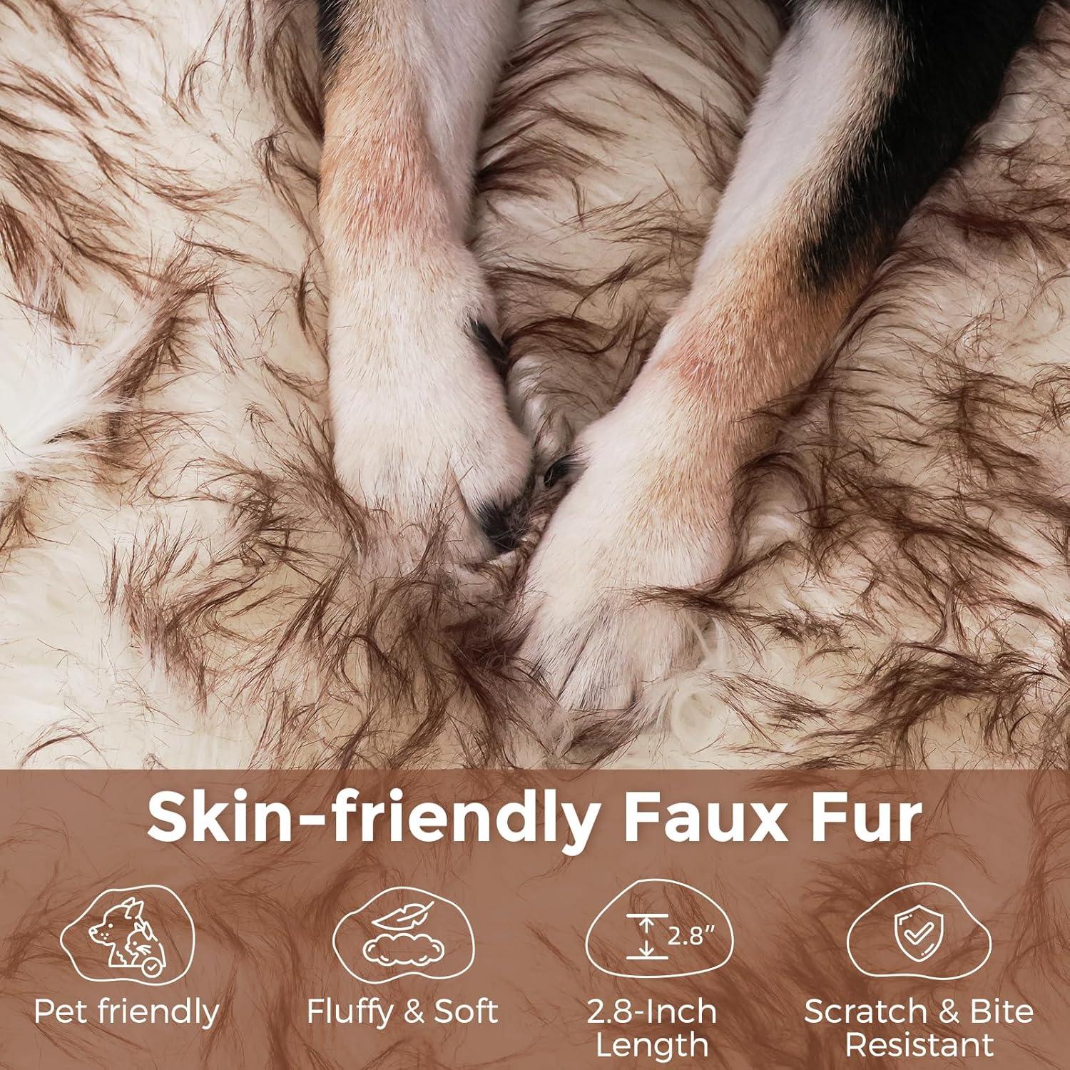 Cama para Perros Walnest 127x76cm Ortopédica Impermeable