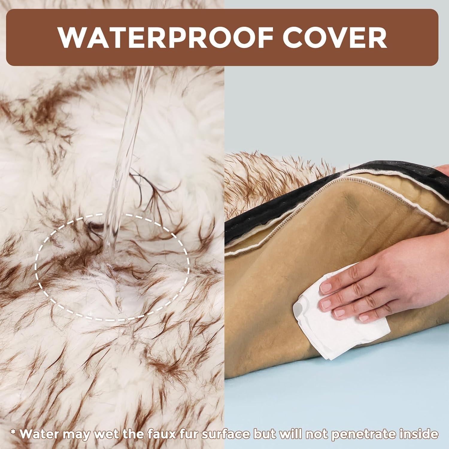 Cama para Perros Walnest 127x76cm Ortopédica Impermeable