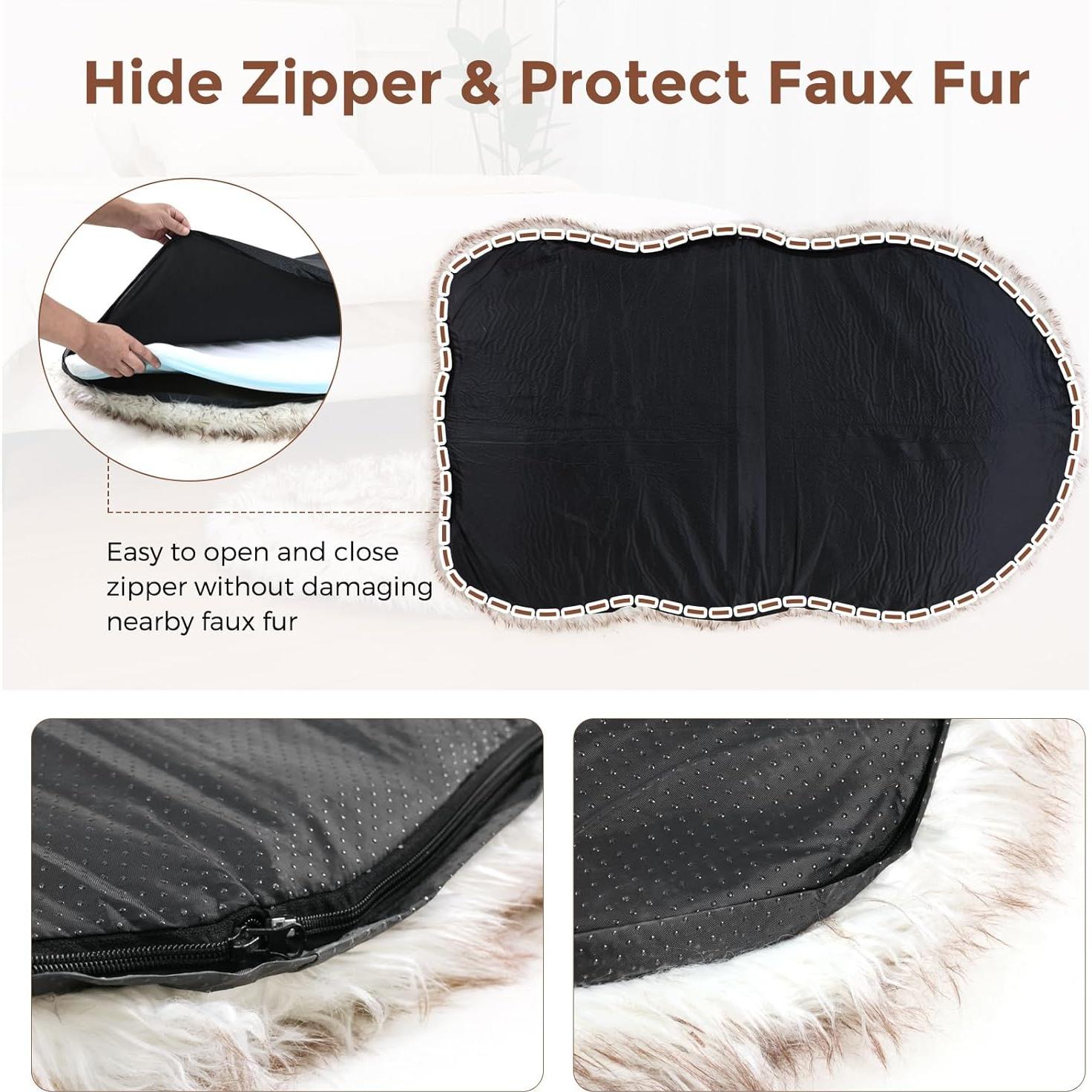 Cama para Perros Walnest 127x76cm Ortopédica Impermeable