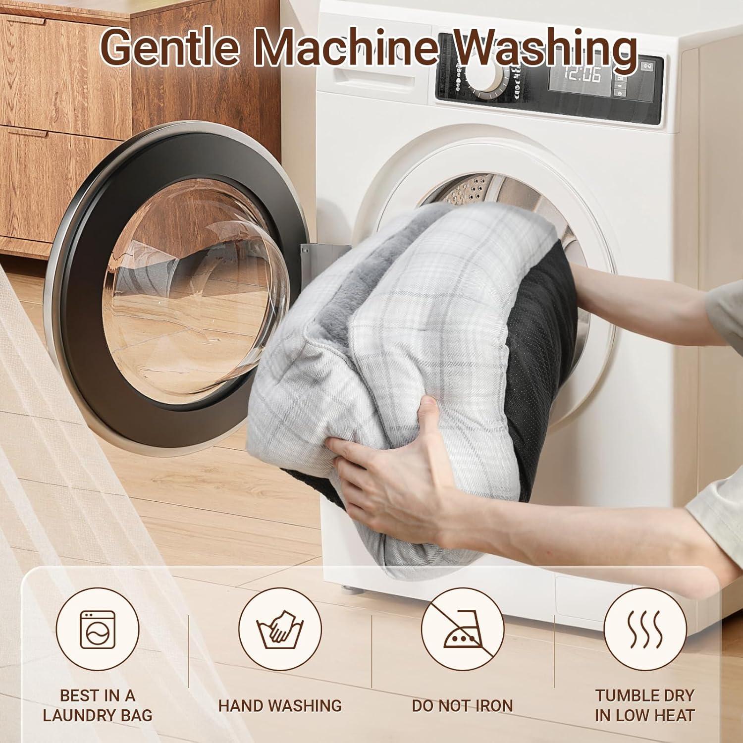 Cama Ortopédica para Perros MIHIKK 63.5x53.3cm Gris