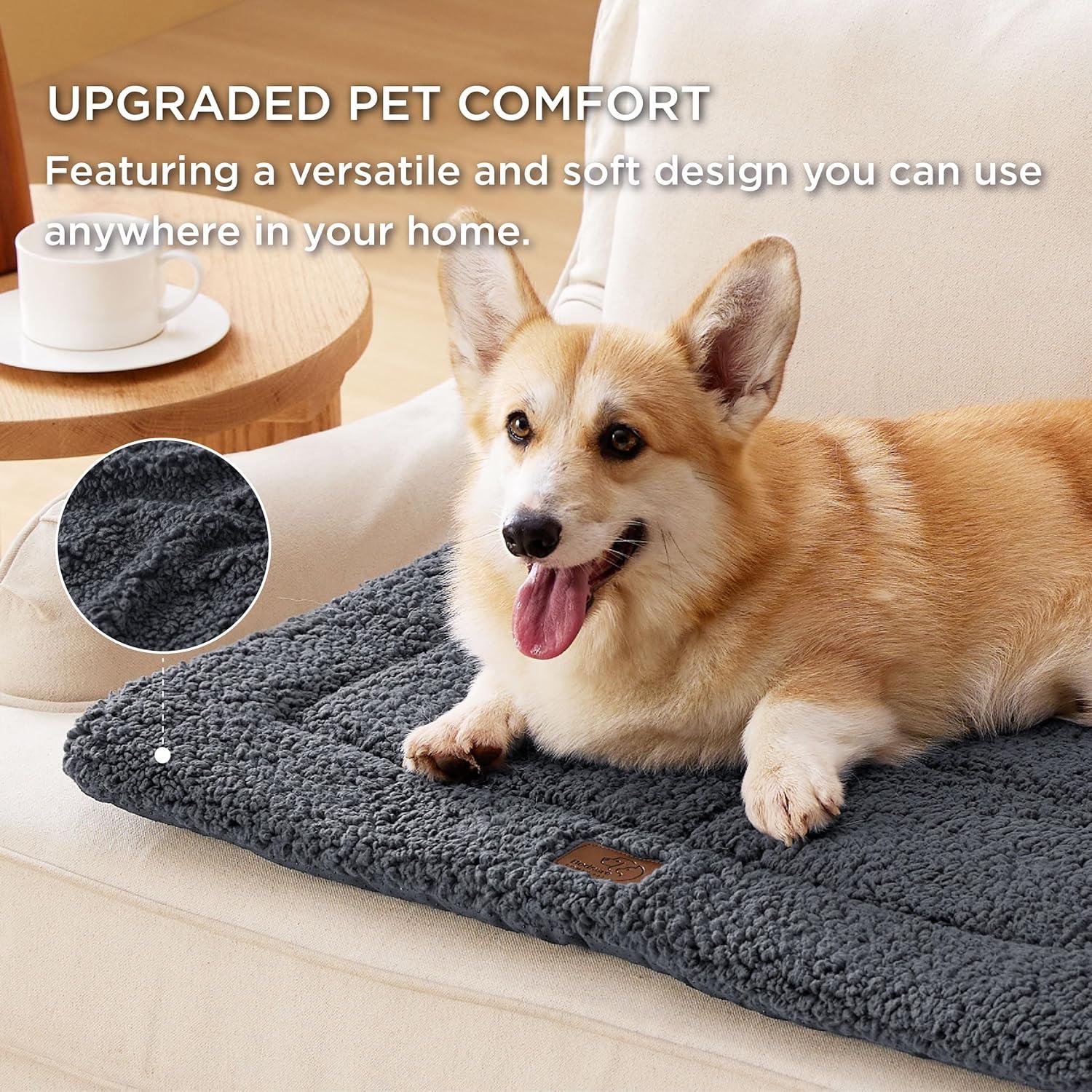Cama para Perros Grande Bedsure 88.9x58.4 cm Lavable