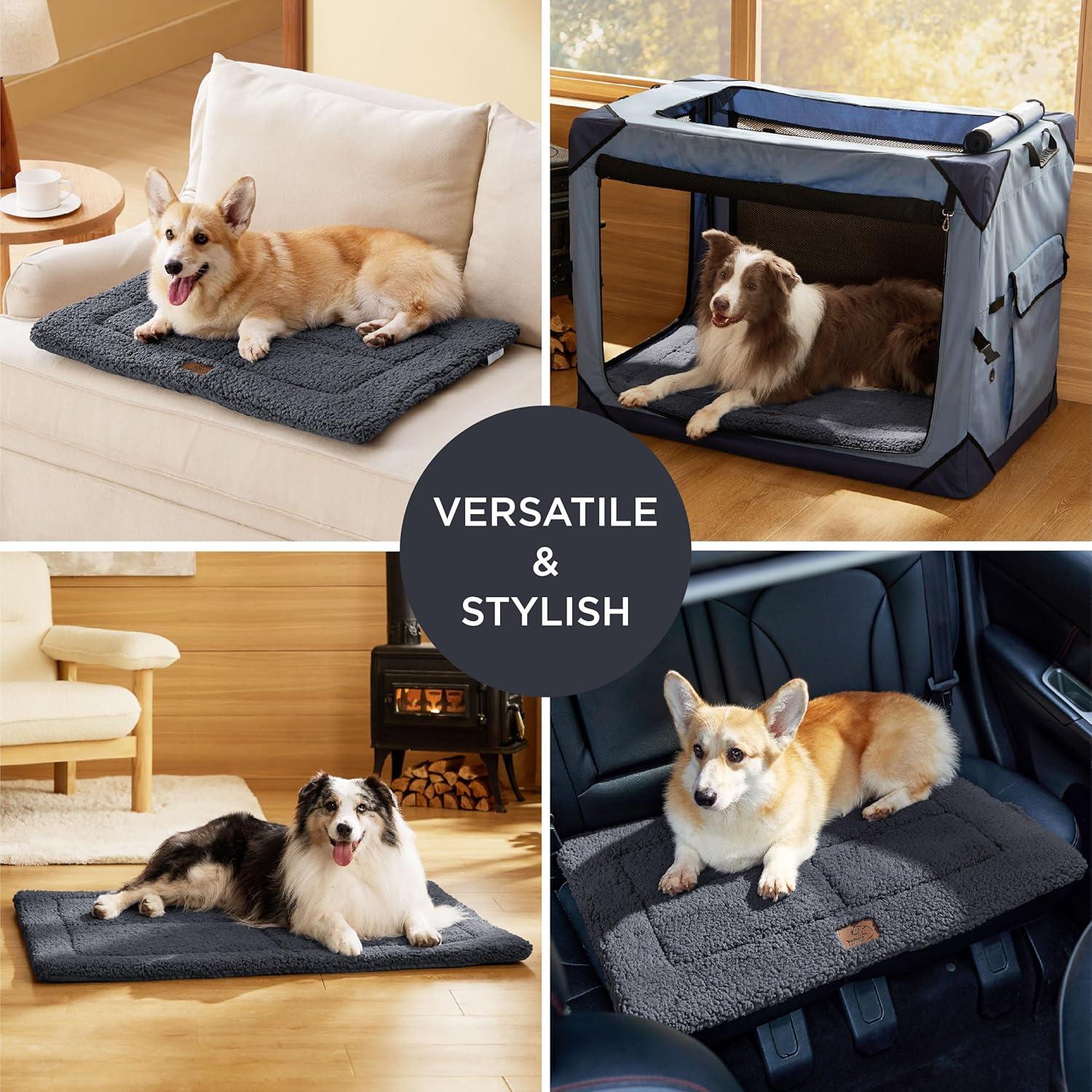Cama para Perros Grande Bedsure 88.9x58.4 cm Lavable