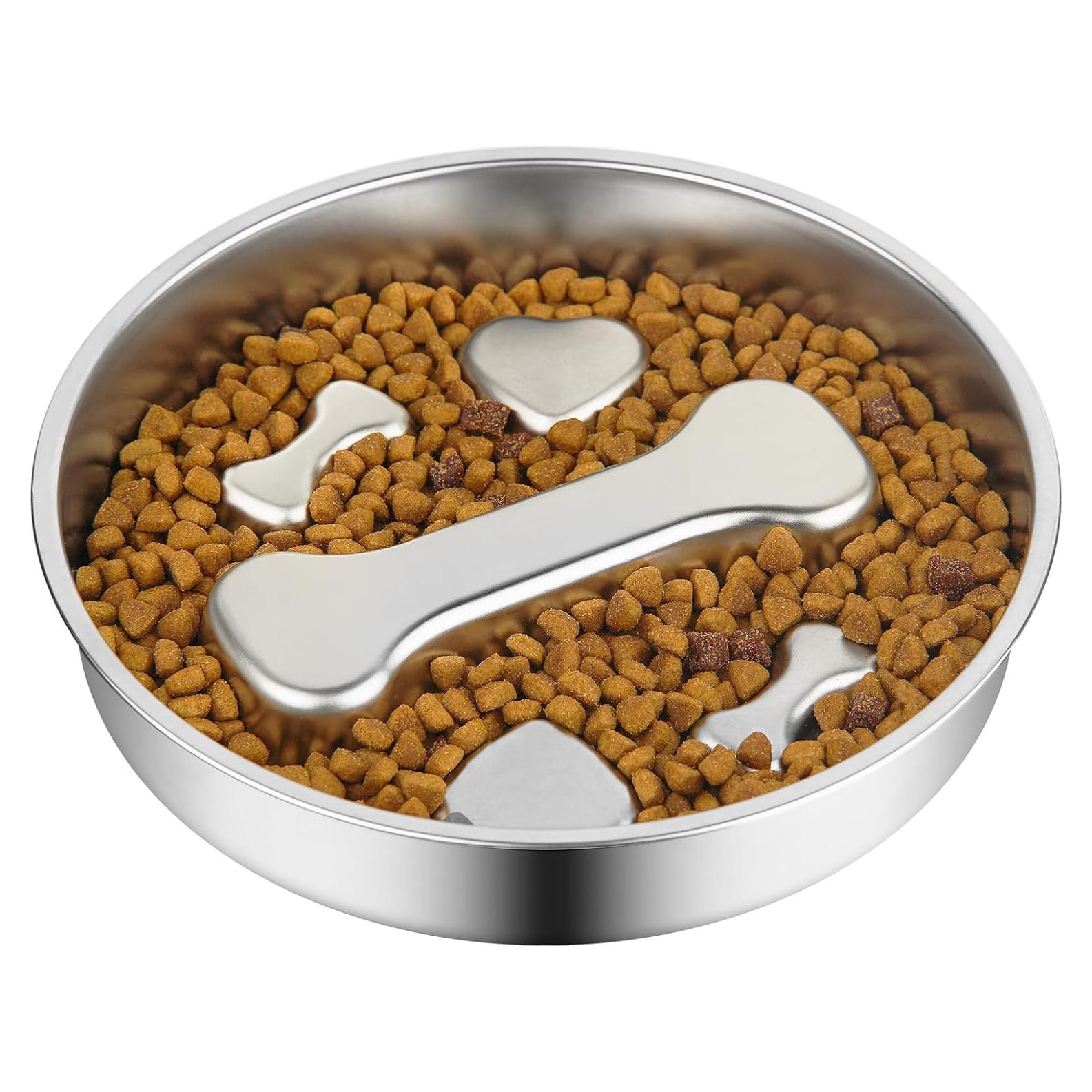 Cuenco de Alimentación Lenta Acero Inoxidable Novery 2 Tazas