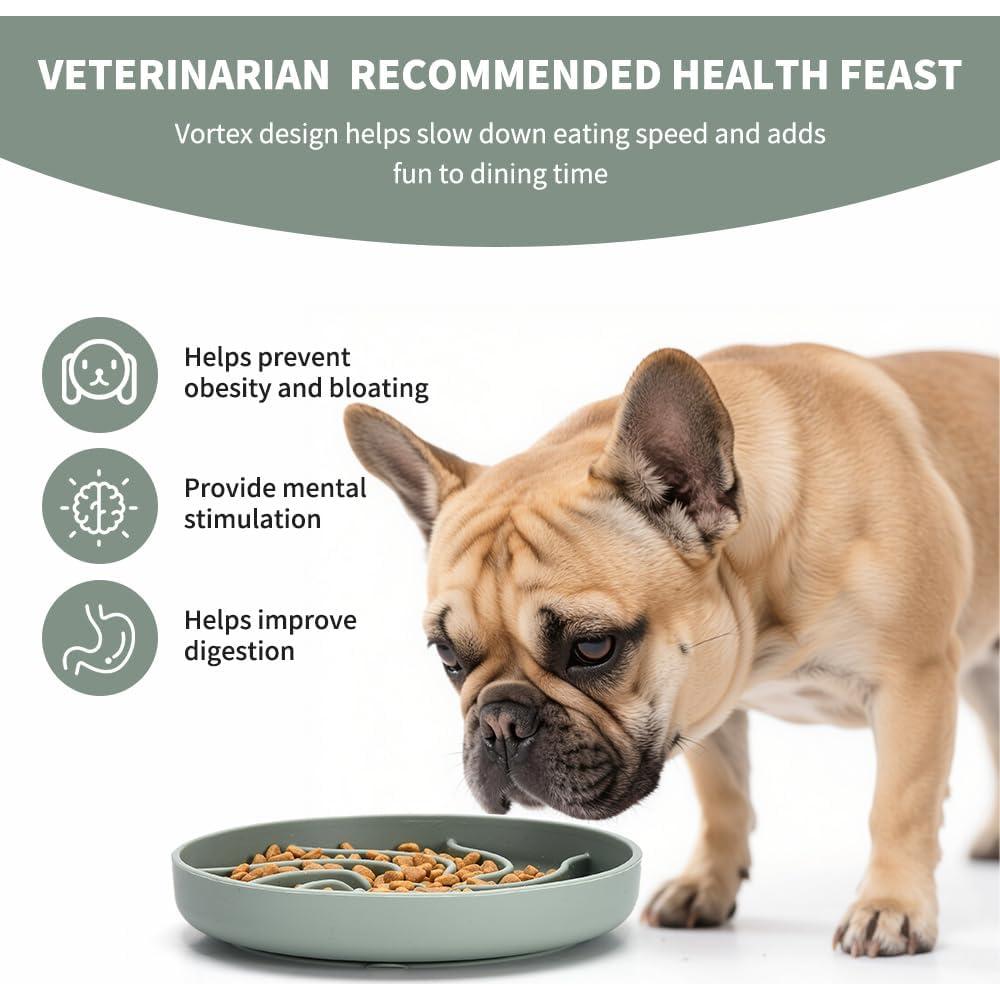 Cuenco de Silicona para Perros XIAOZHIHUI 19.5cm Antideslizante