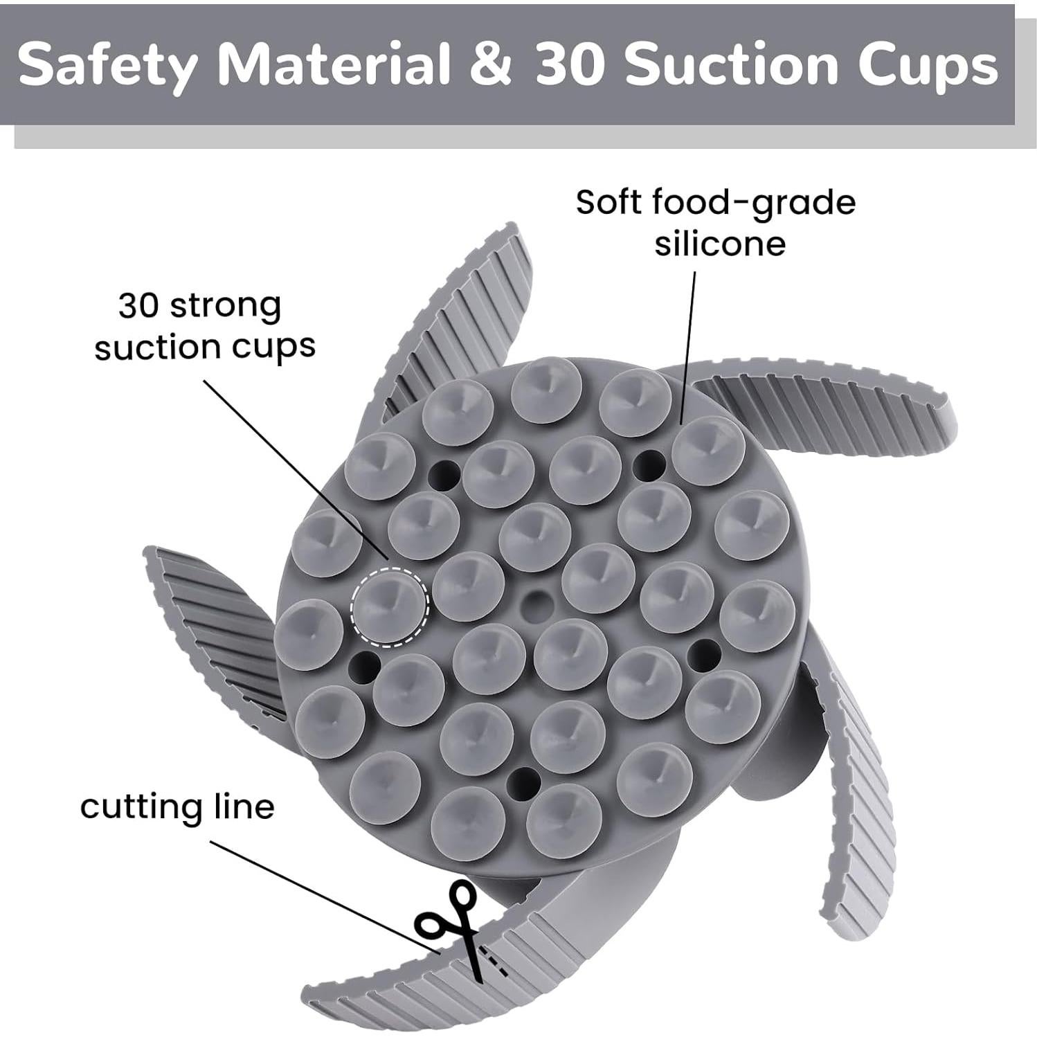 Inserto para Comederos Lentos MateeyLife - Silicona Gris 18cm