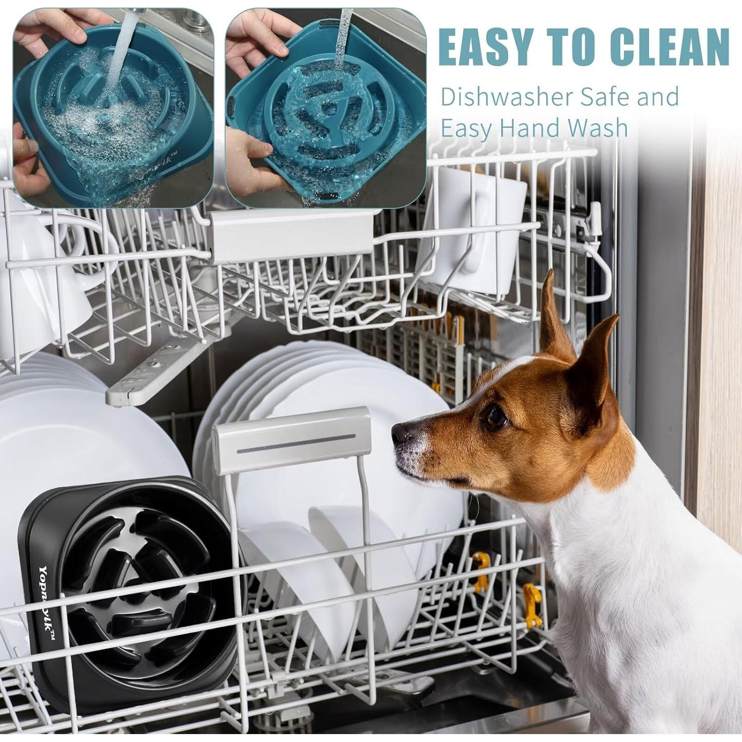 Cuencos de Alimentación Lenta Yopnoyik para Perros y Gatos