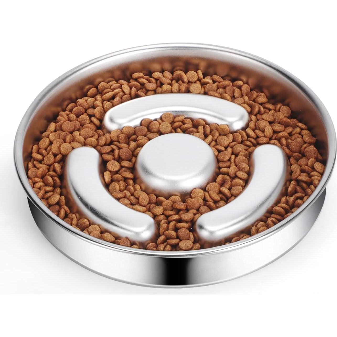 Cuenco Antideslizante de Acero Inoxidable AIPERRO 2 Tazas