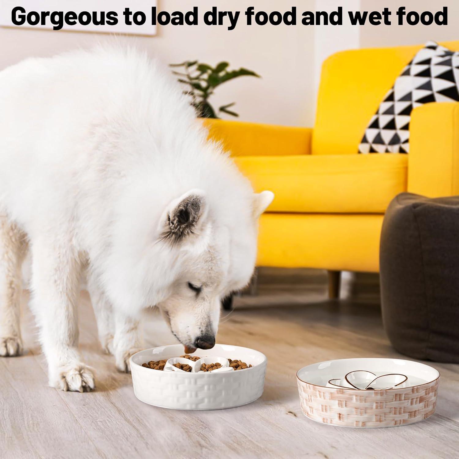 Cuenco de Cerámica Antideslizante para Perros Kitwinney 20.32 cm