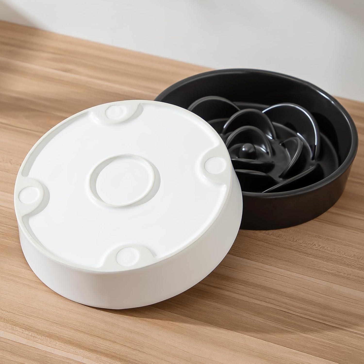 Tazón de Cerámica para Perros Welloyed 21 cm Blanco Antideslizante