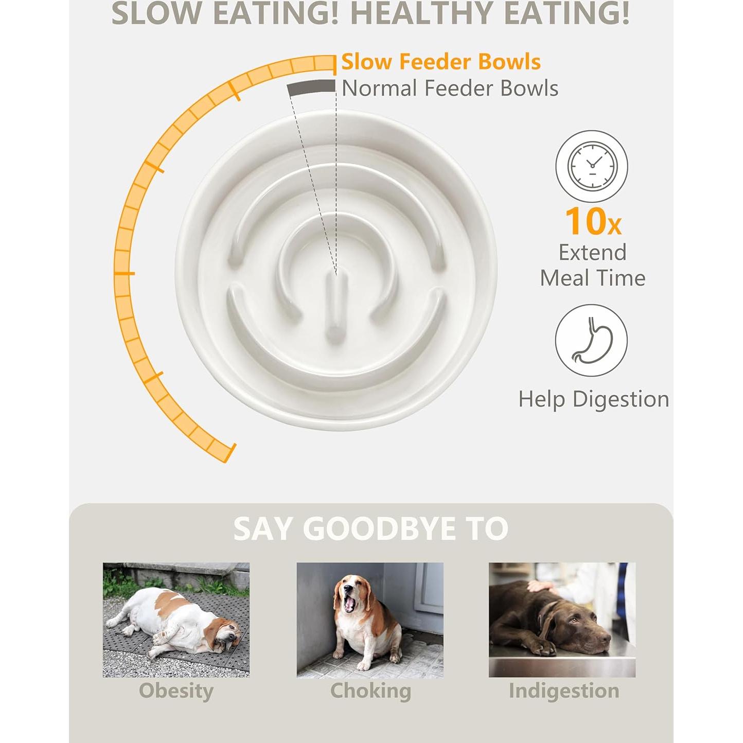 Cuenco de Cerámica Antideslizante MOPANG 0.85L 20.32cm Blanco