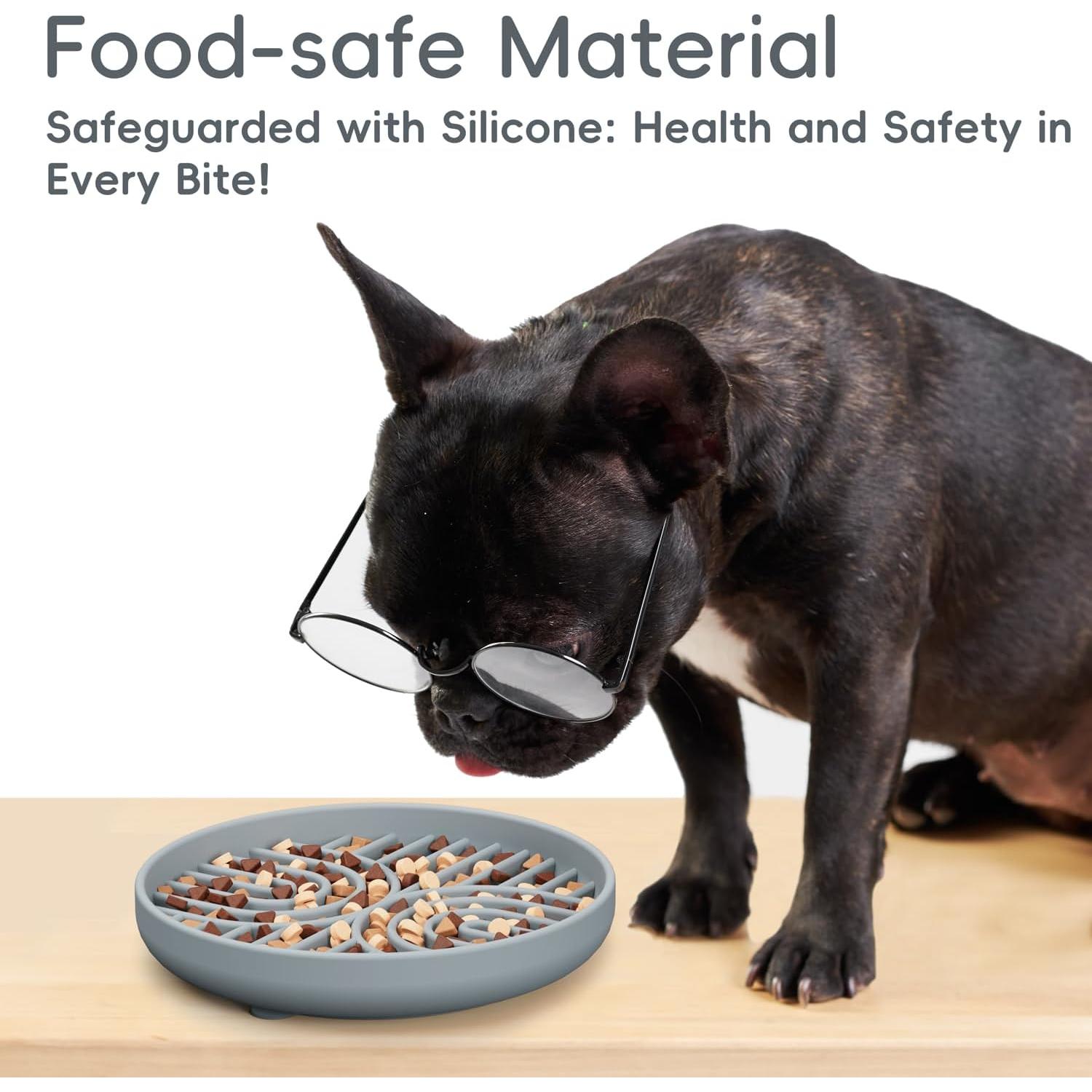 Cuenco de Comida Lenta AXEFUN Silicona Antideslizante 19cm