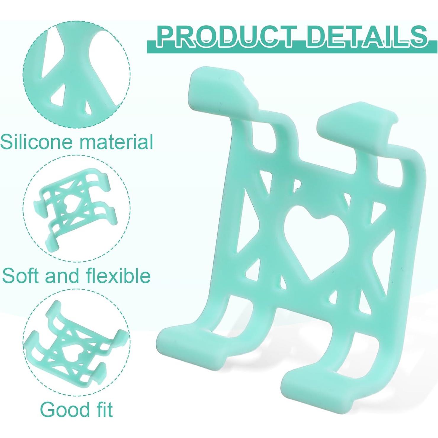 4 Clips de Goma Quilax para Localizador GPS de Mascotas