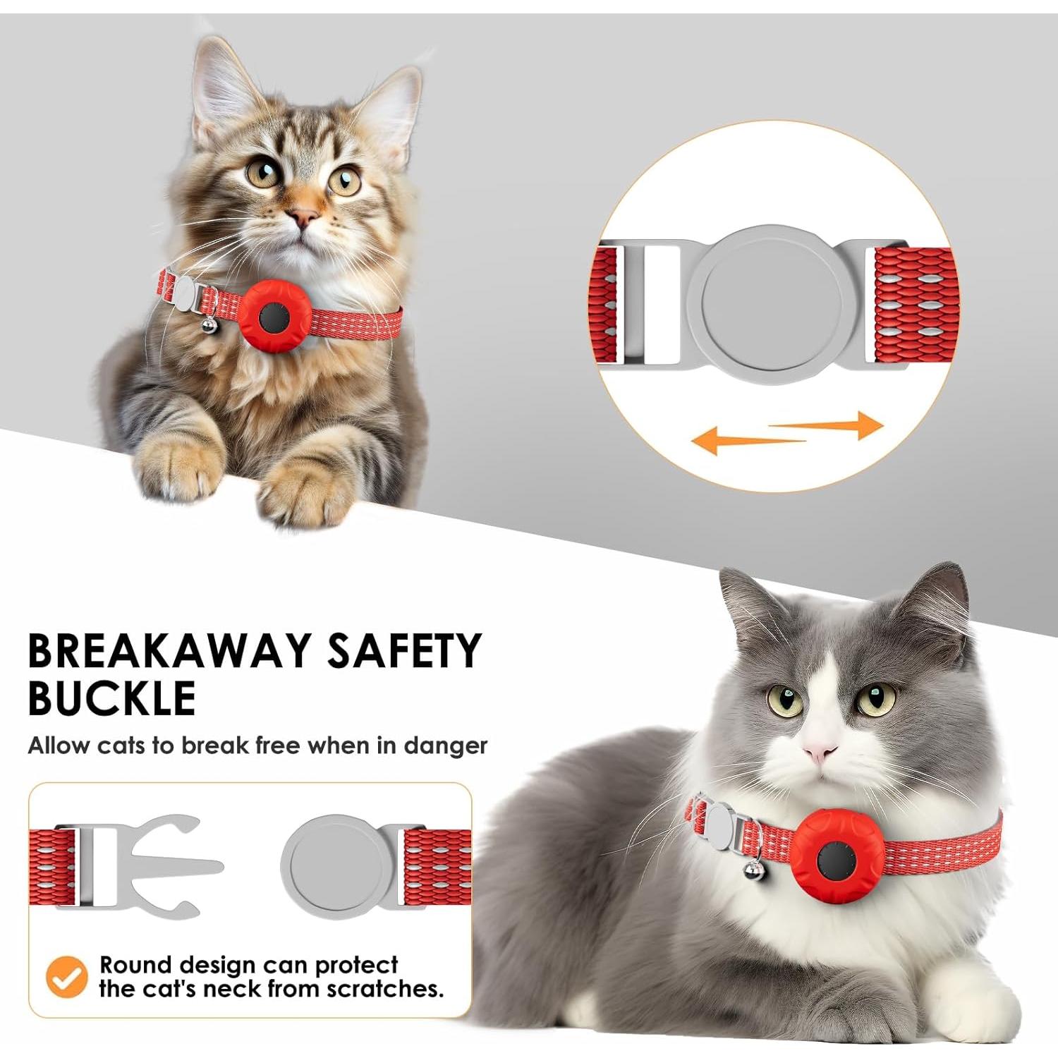 Rastreador GPS para Gatos HONGTOP H, Collar Impermeable iOS