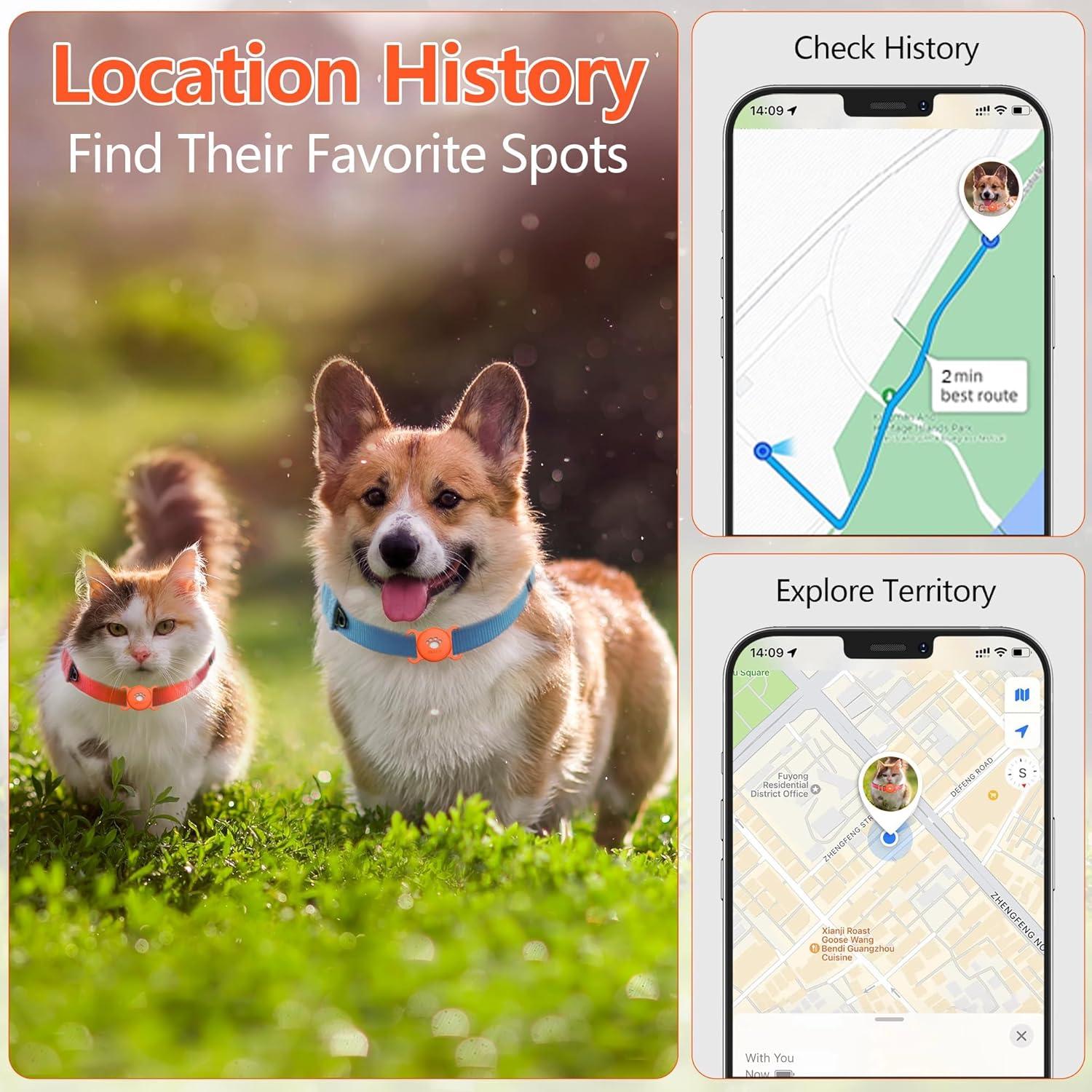 Soporte de Collar GPS para Perro y Gato MODUS - Localizador iOS