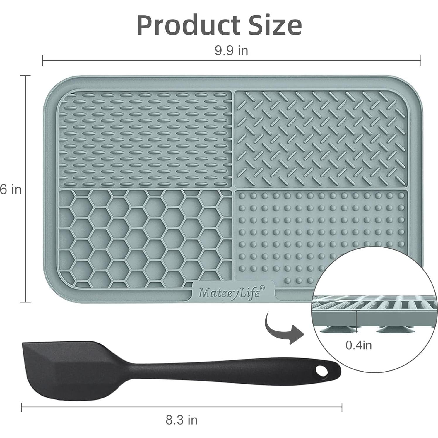 Alfombrilla de Lamer Grande MateeyLife 25.1x15.2cm para Perros