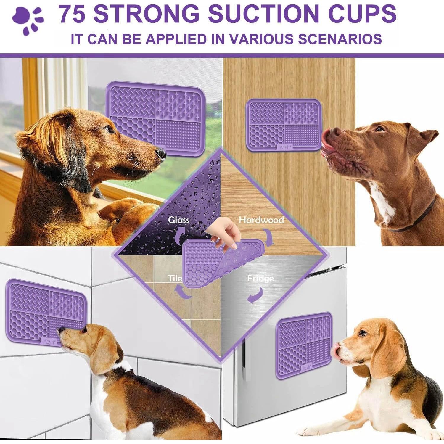 Alfombrilla de Lamer Azyh 2 Pack para Perros y Gatos 25.1x15.2cm