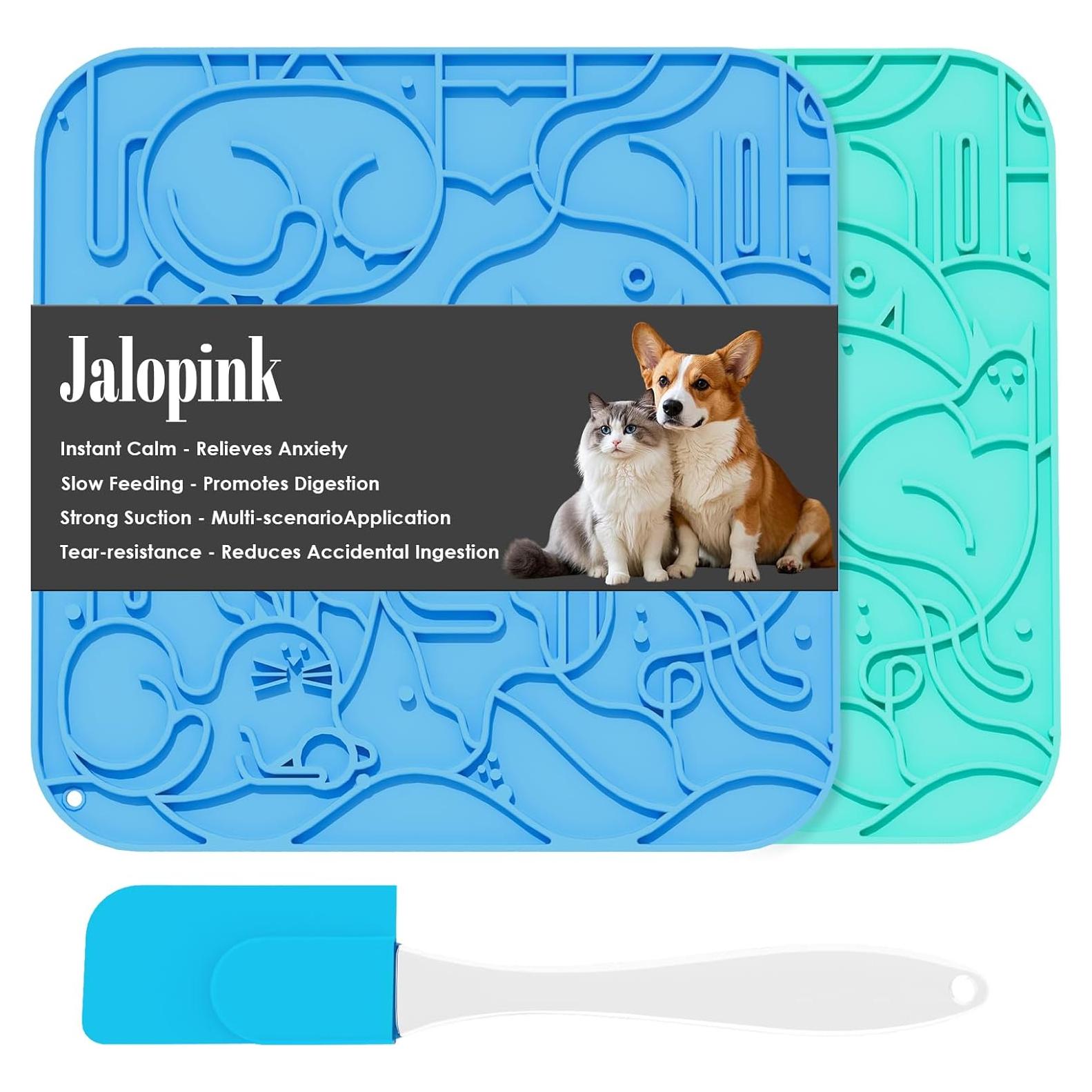 Alfombrilla Lick Jalopink para Perros y Gatos 15 cm x 15 cm