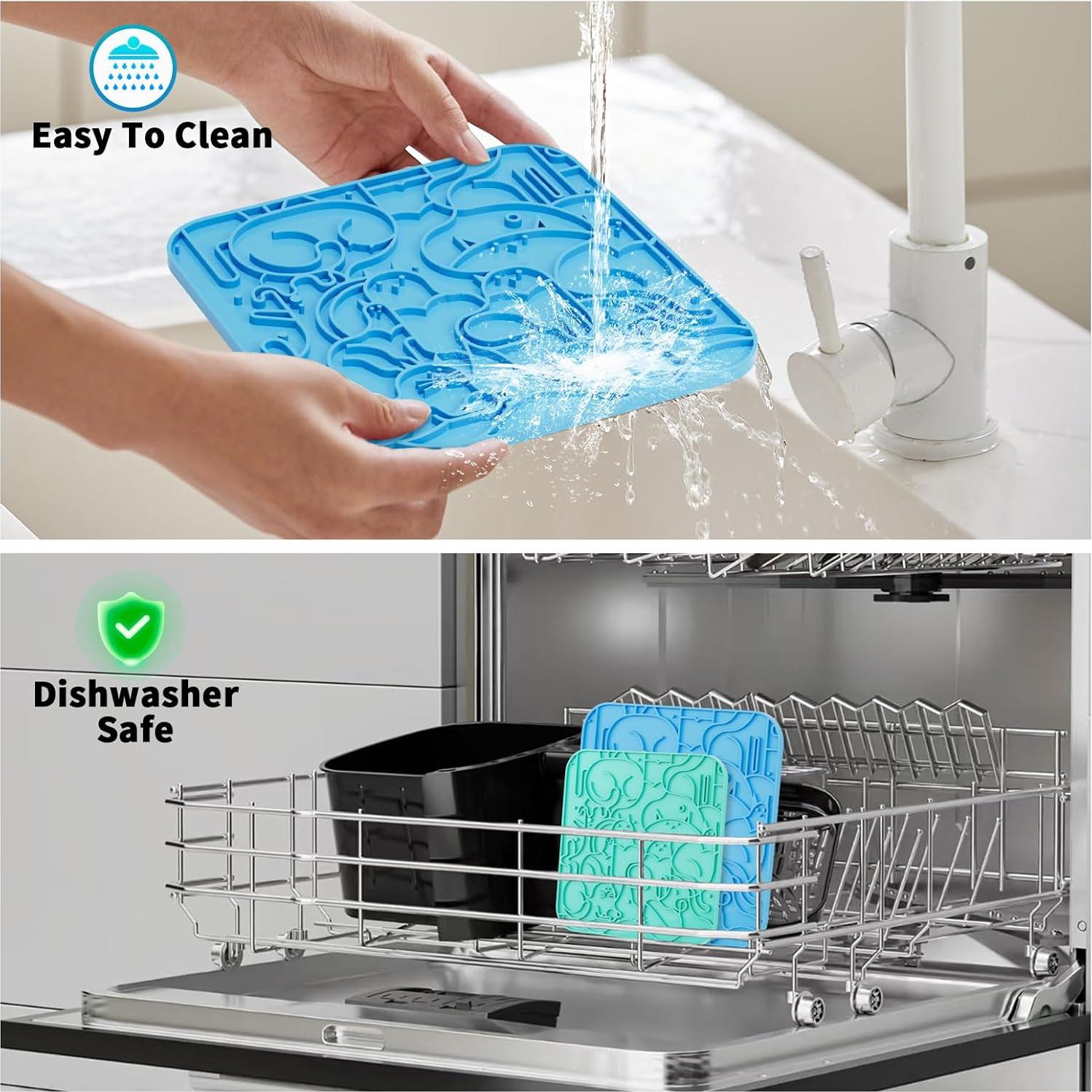 Alfombrilla Lick Jalopink para Perros y Gatos 15 cm x 15 cm